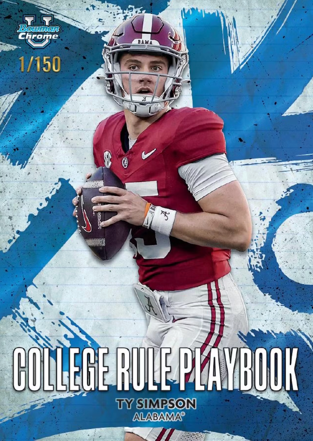 2025 Bowman University Chrome Football Hobby Factory Sealed 12-Box Case