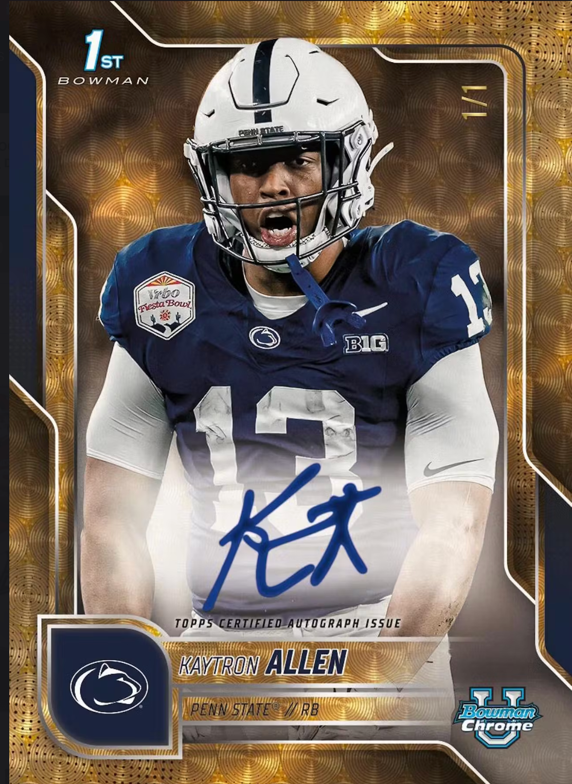 2025 Bowman University Chrome Football Mega Box