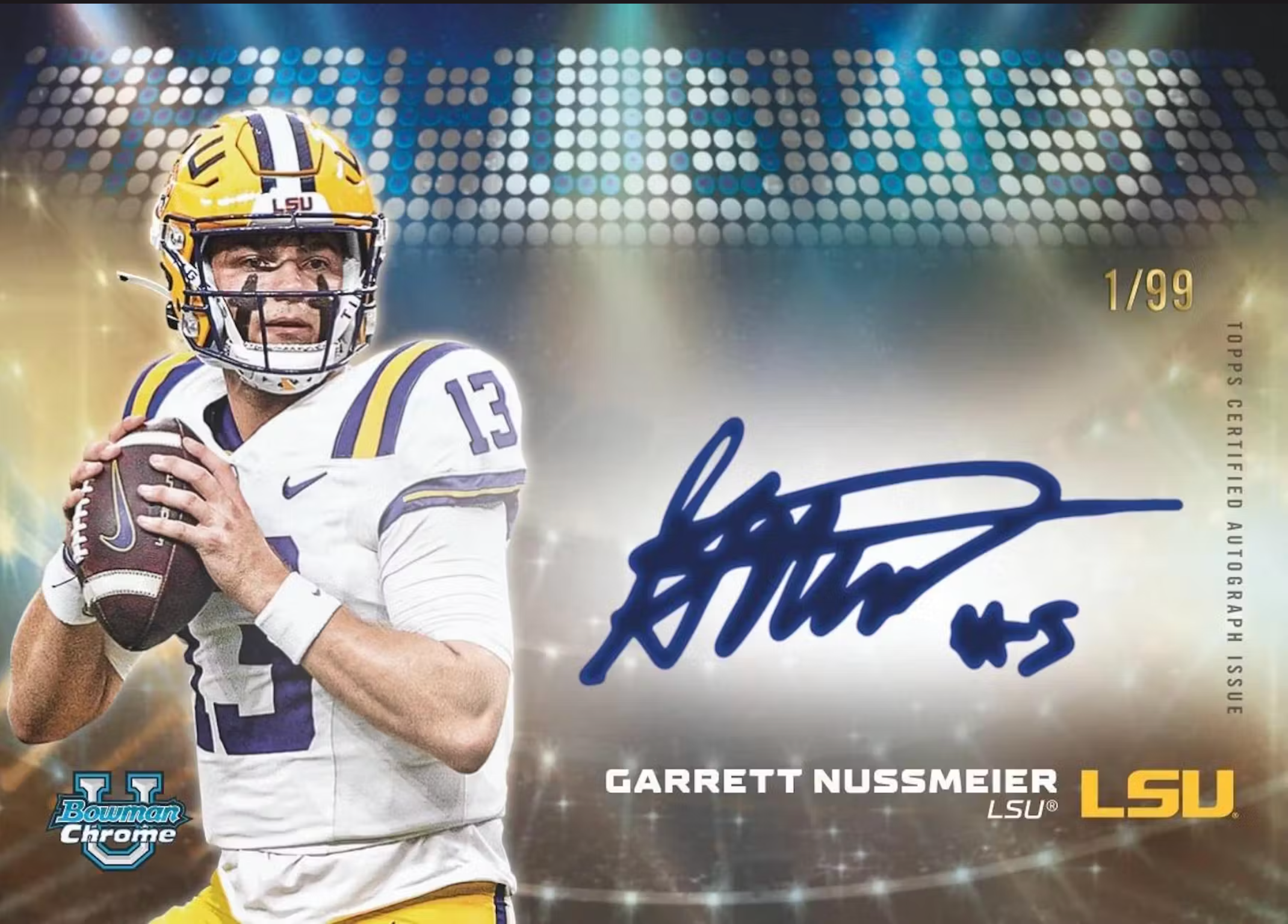 2025 Bowman University Chrome Football Mega Box