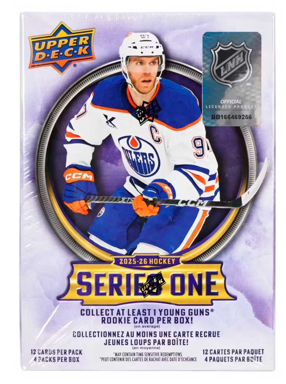 2025/26 Upper Deck Series 1 Hockey 4-Pack Blaster Box