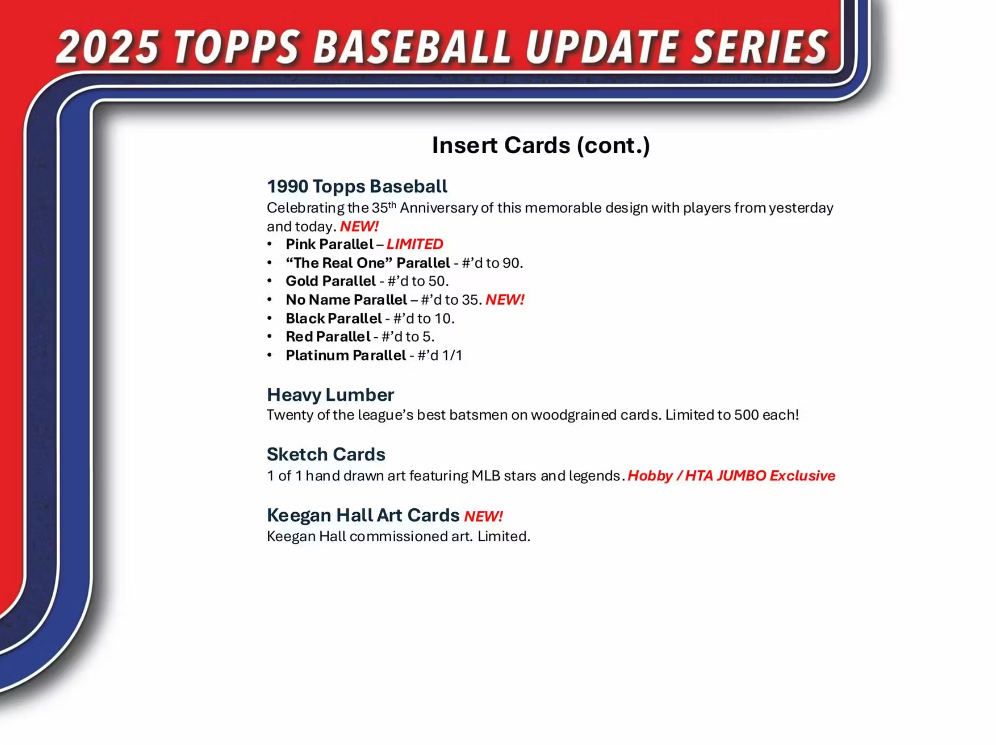 2025 Topps Update Series Baseball Hobby Jumbo Box