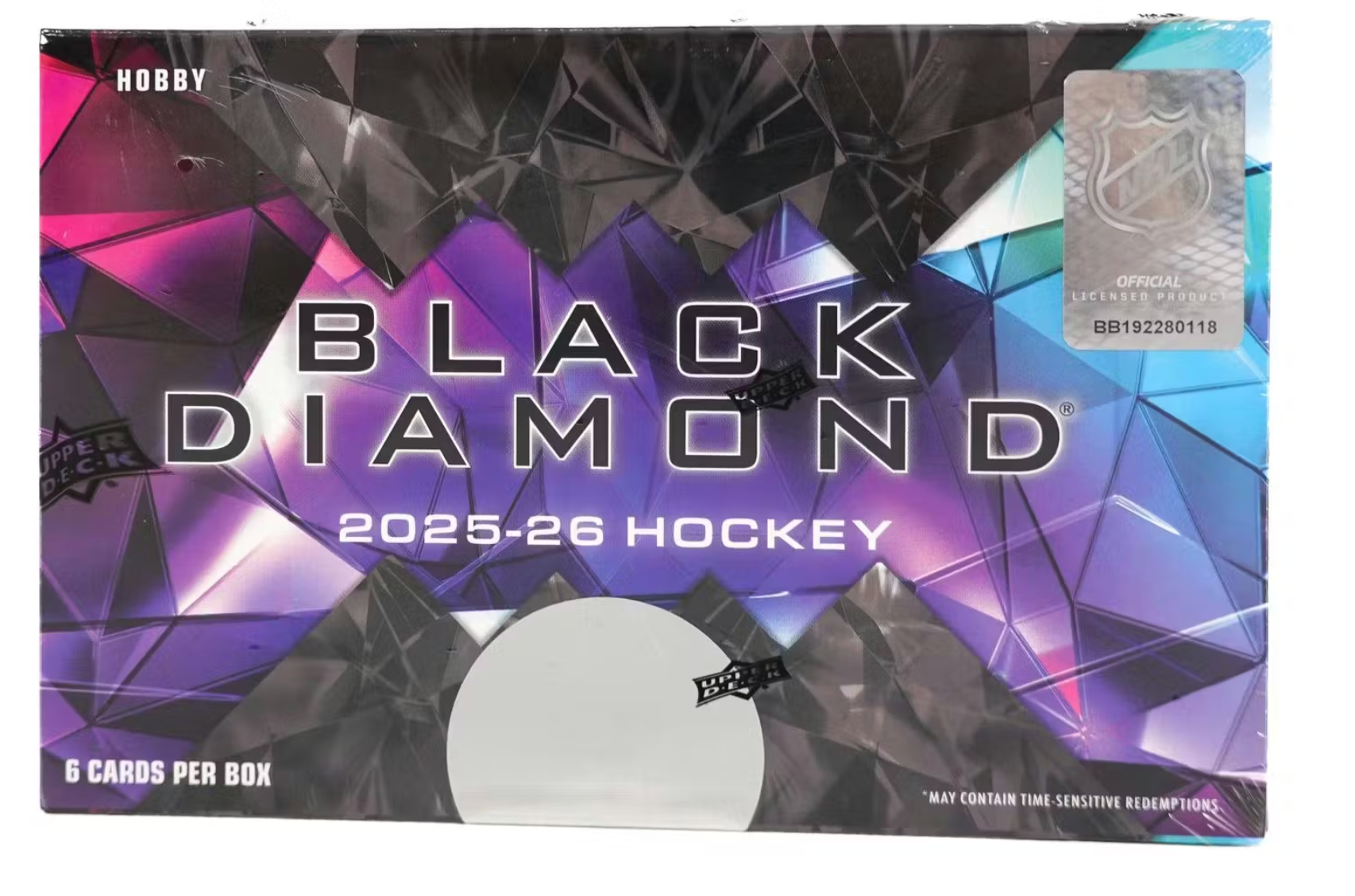2025/26 Upper Deck Black Diamond Hockey Hobby Box