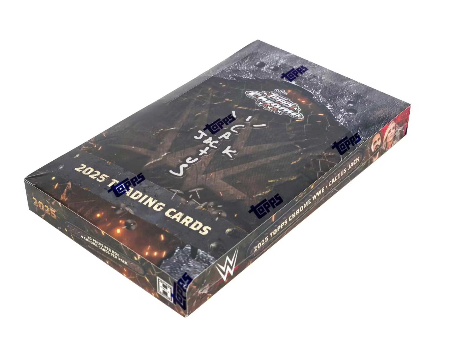2025 Topps Chrome WWE x Cactus Jack Wrestling Hobby Box