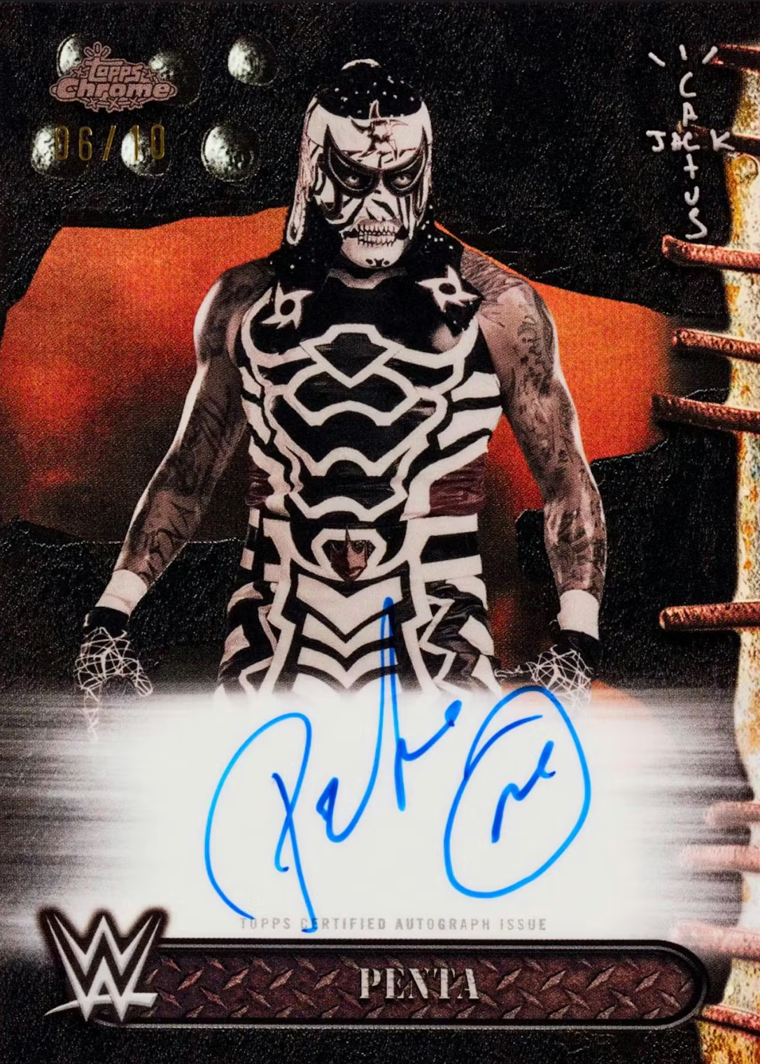 2025 Topps Chrome WWE x Cactus Jack Wrestling Hobby Box