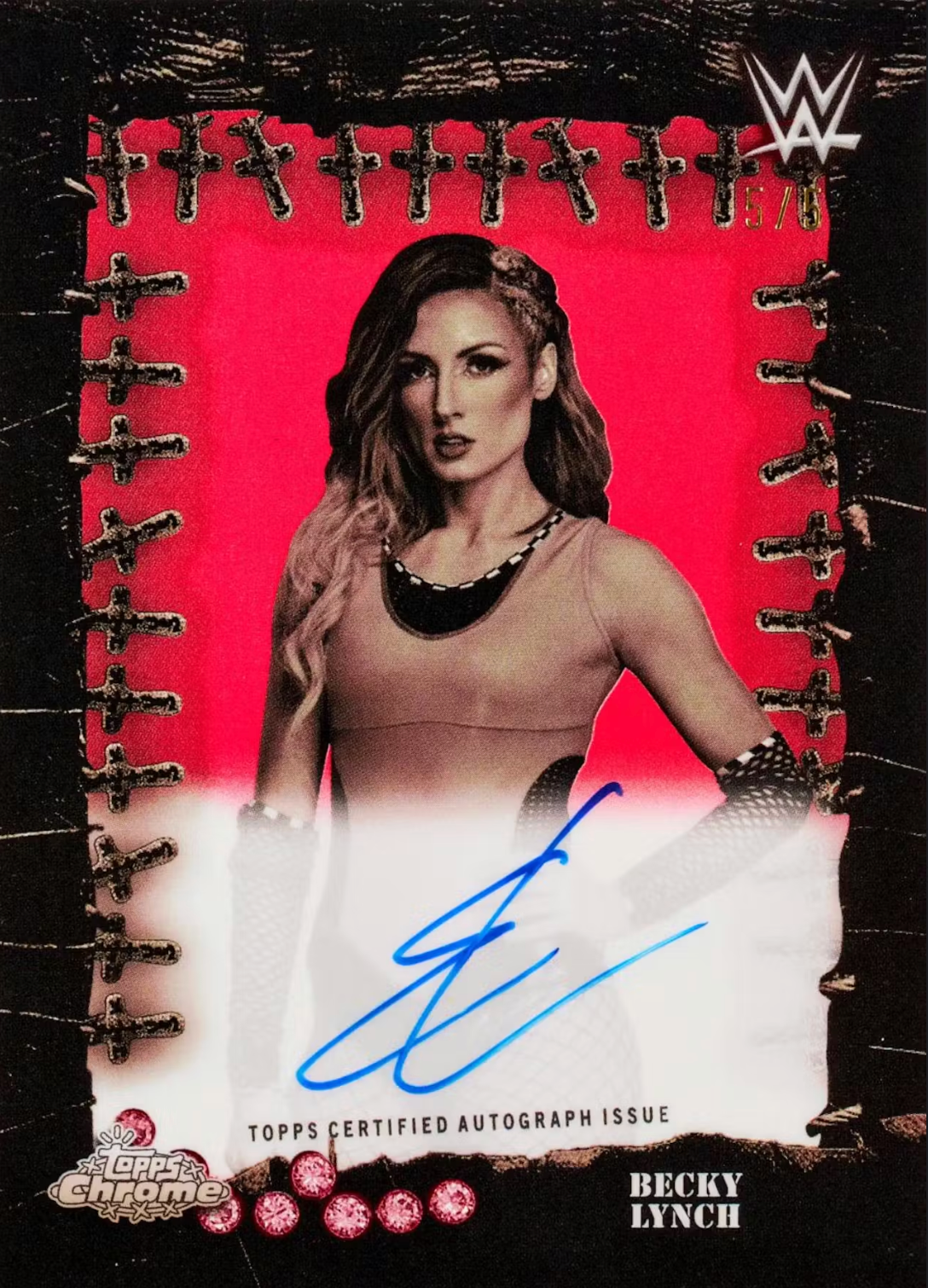 2025 Topps Chrome WWE x Cactus Jack Wrestling Hobby Box
