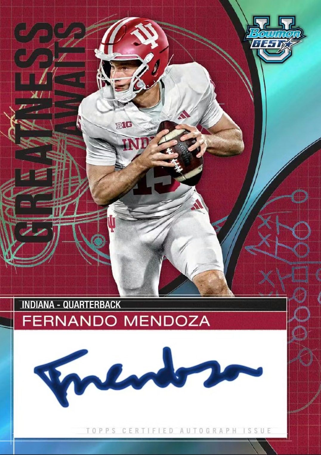 2025 Bowman University Best Football Hobby Box