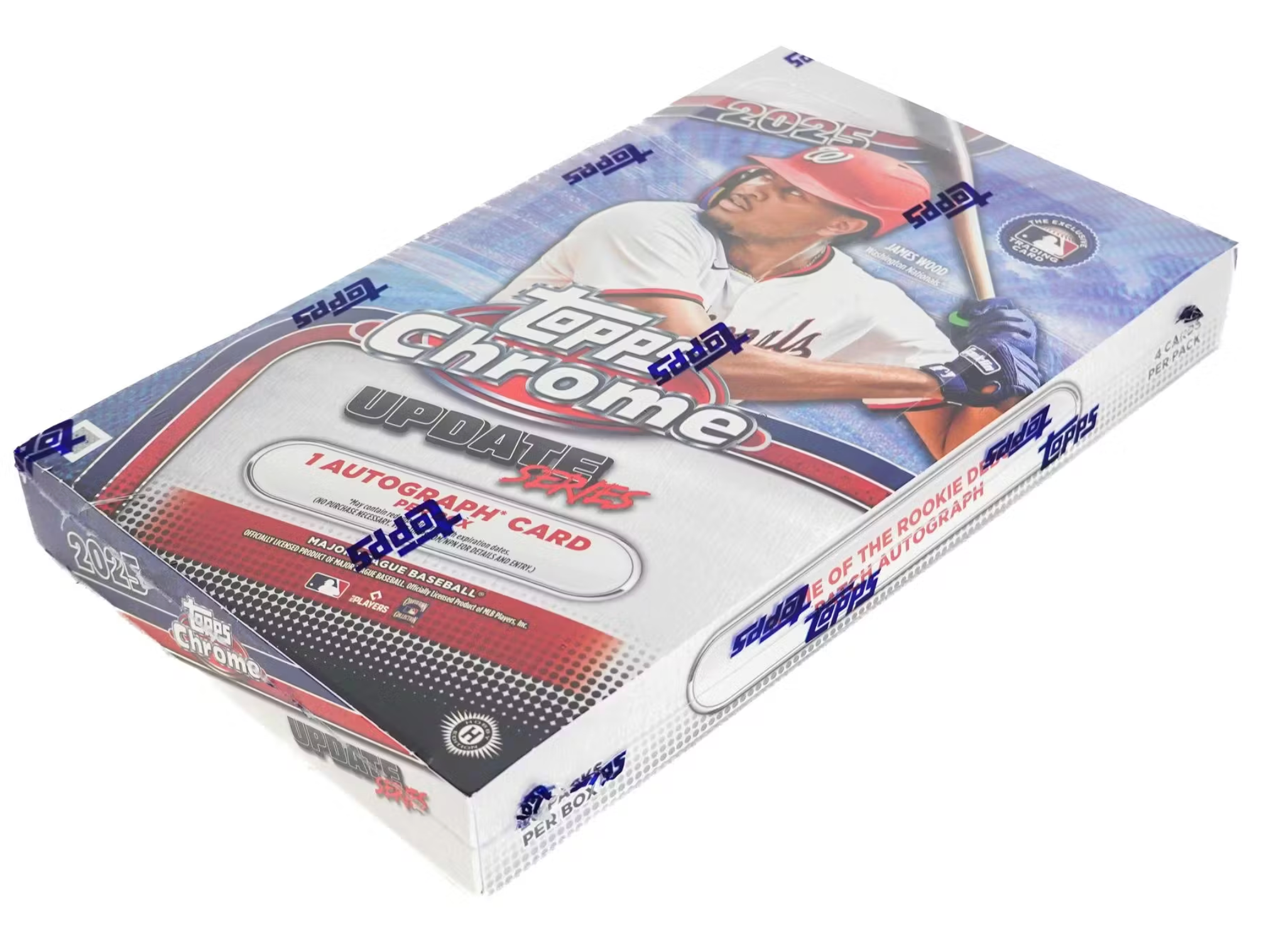 2025 Topps Chrome Baseball Hobby Jumbo Pack – MLB, Chrome Parallel, Factory Sealed