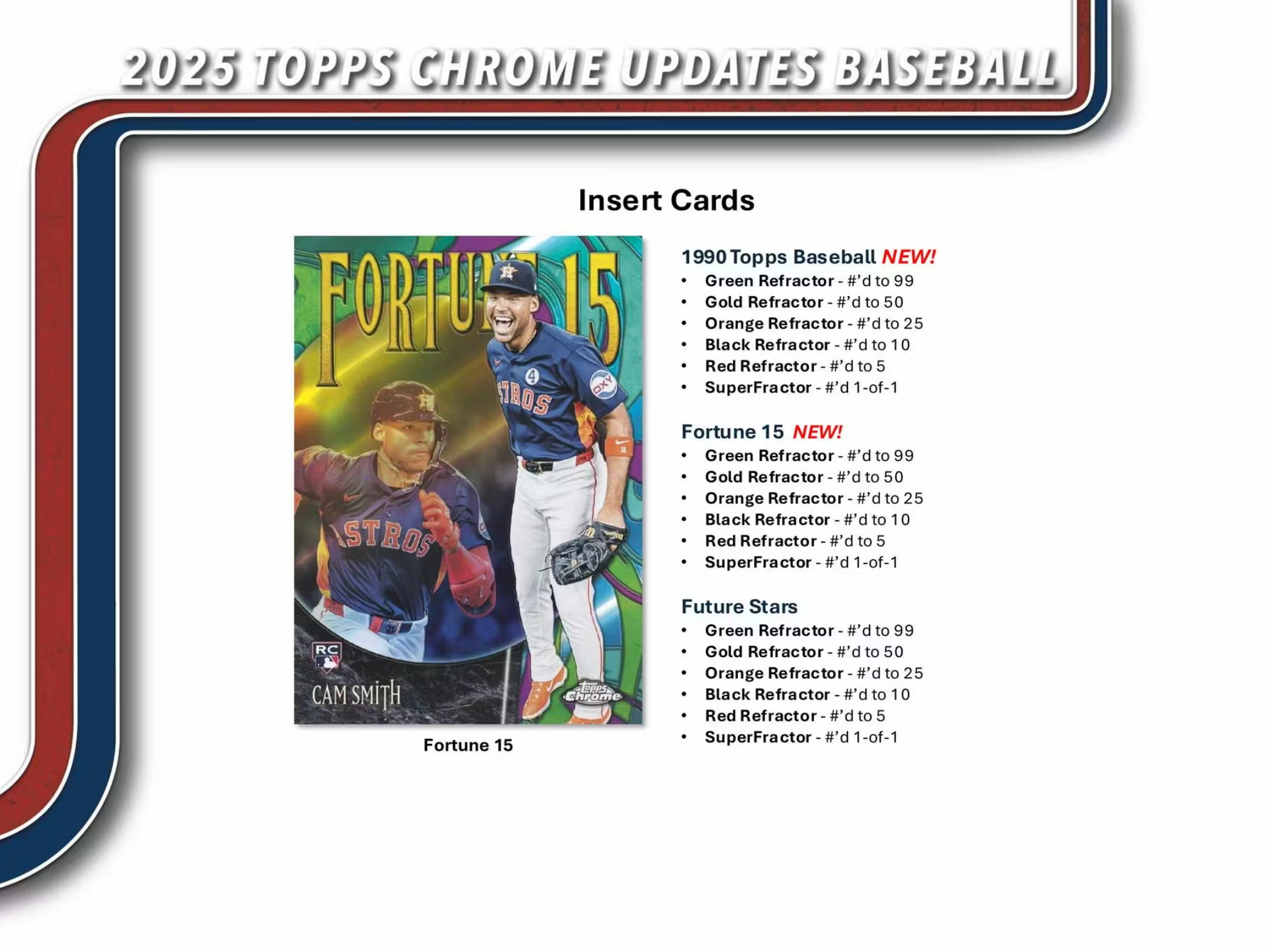 2025 Topps Chrome Update Series Baseball 7-Pack Blaster Box