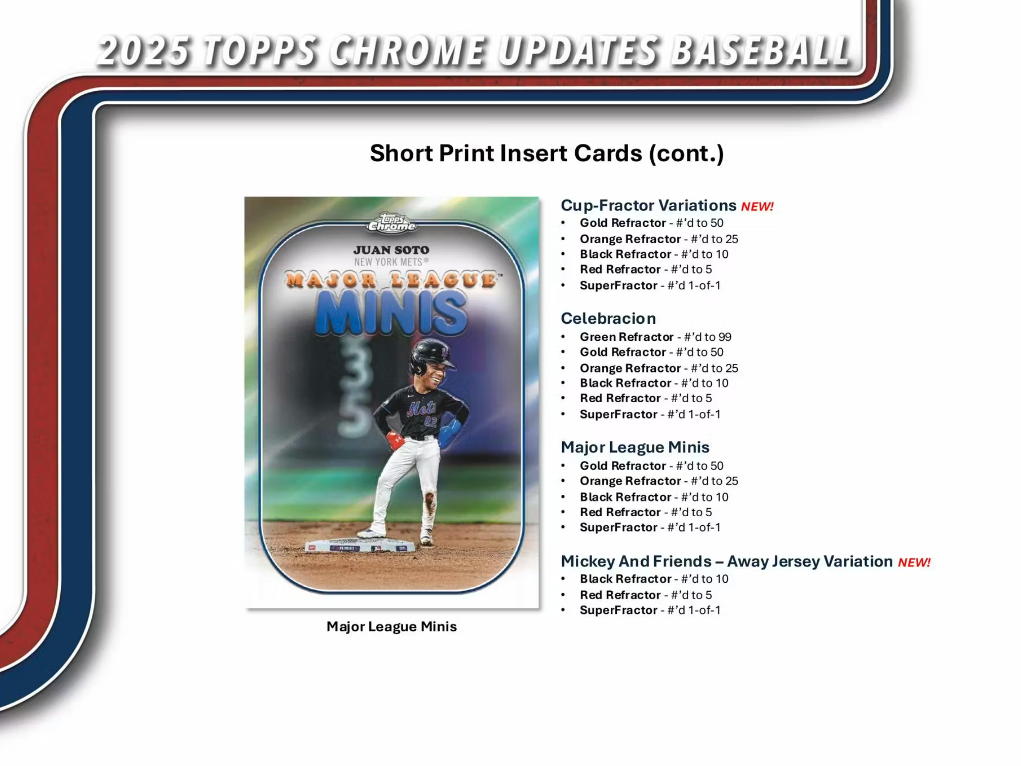 2025 Topps Chrome Update Series Baseball 7-Pack Blaster Box