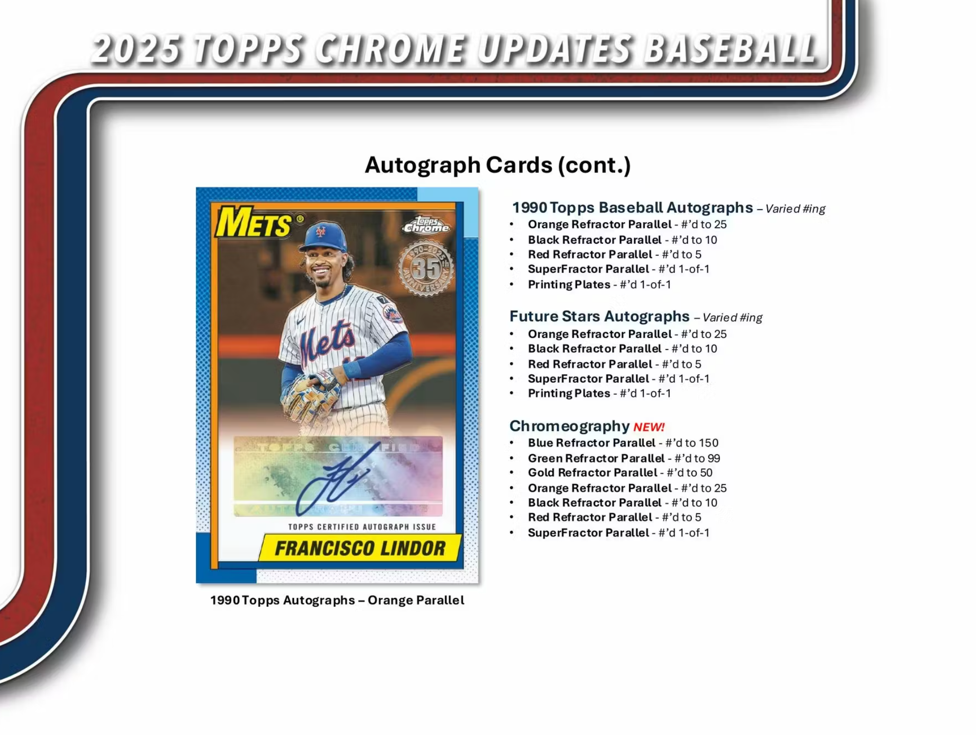 2025 Topps Chrome Update Series Baseball 7-Pack Blaster Box