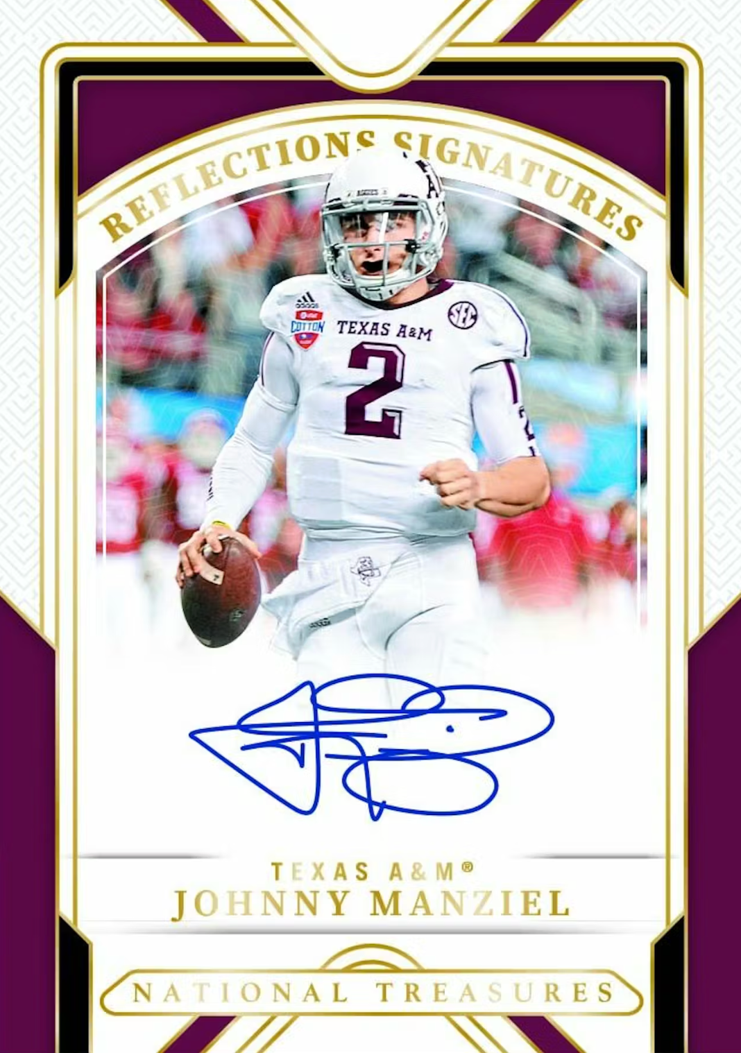 2025 Panini National Treasures Collegiate Football Hobby Box