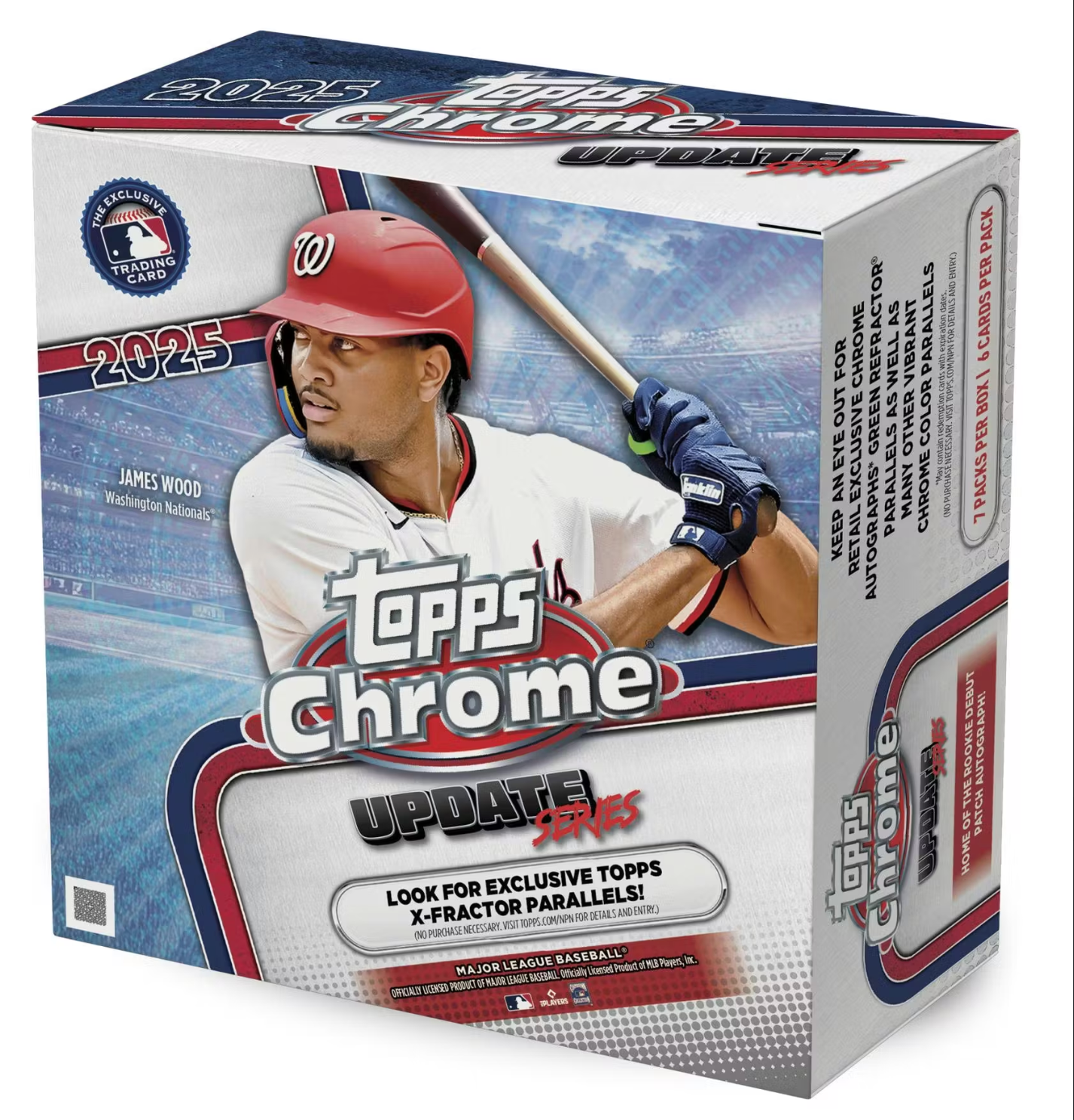 2025 Topps Chrome Update Series Baseball Mega Box