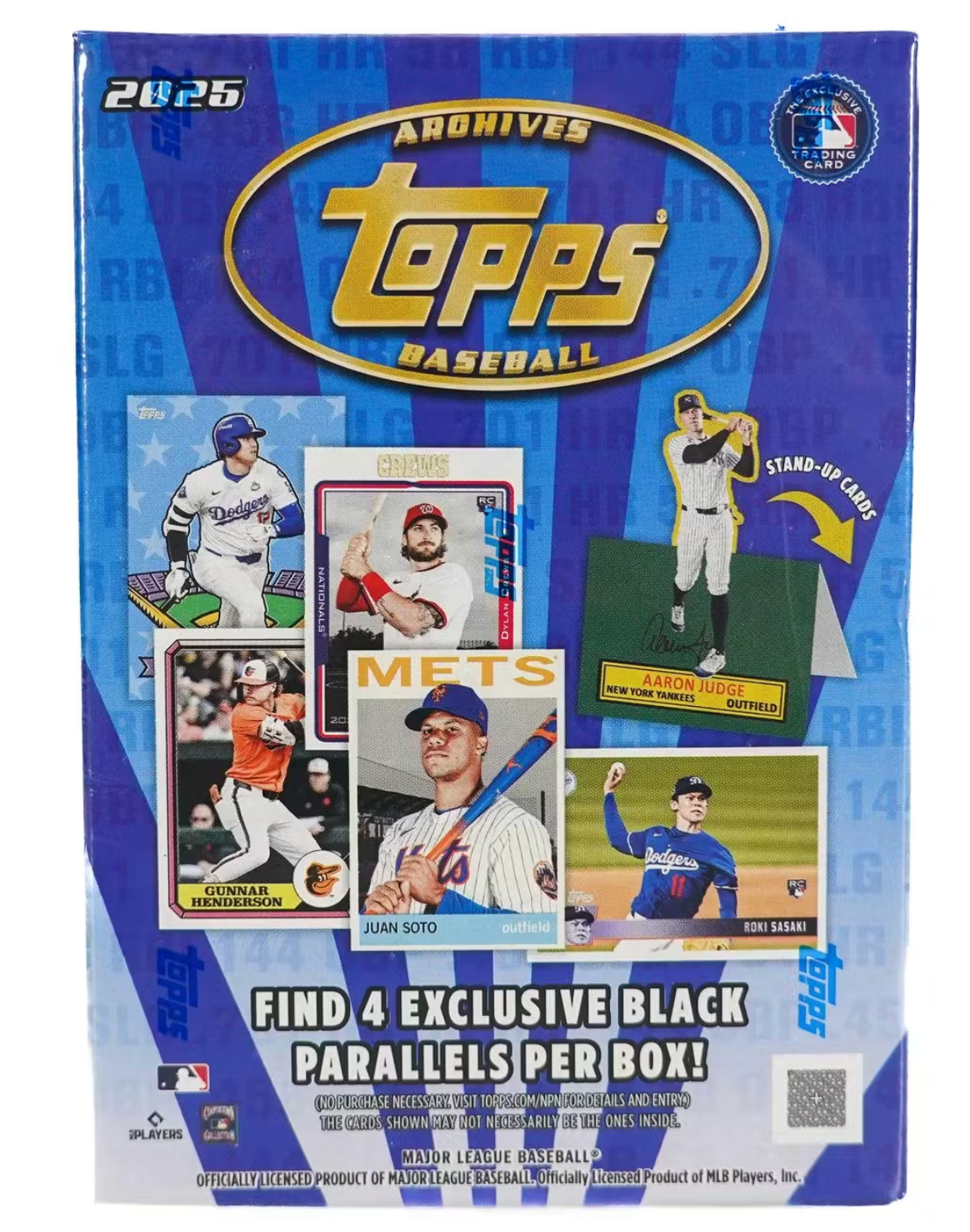 2025 Topps Archives Baseball 7-Pack Blaster Box