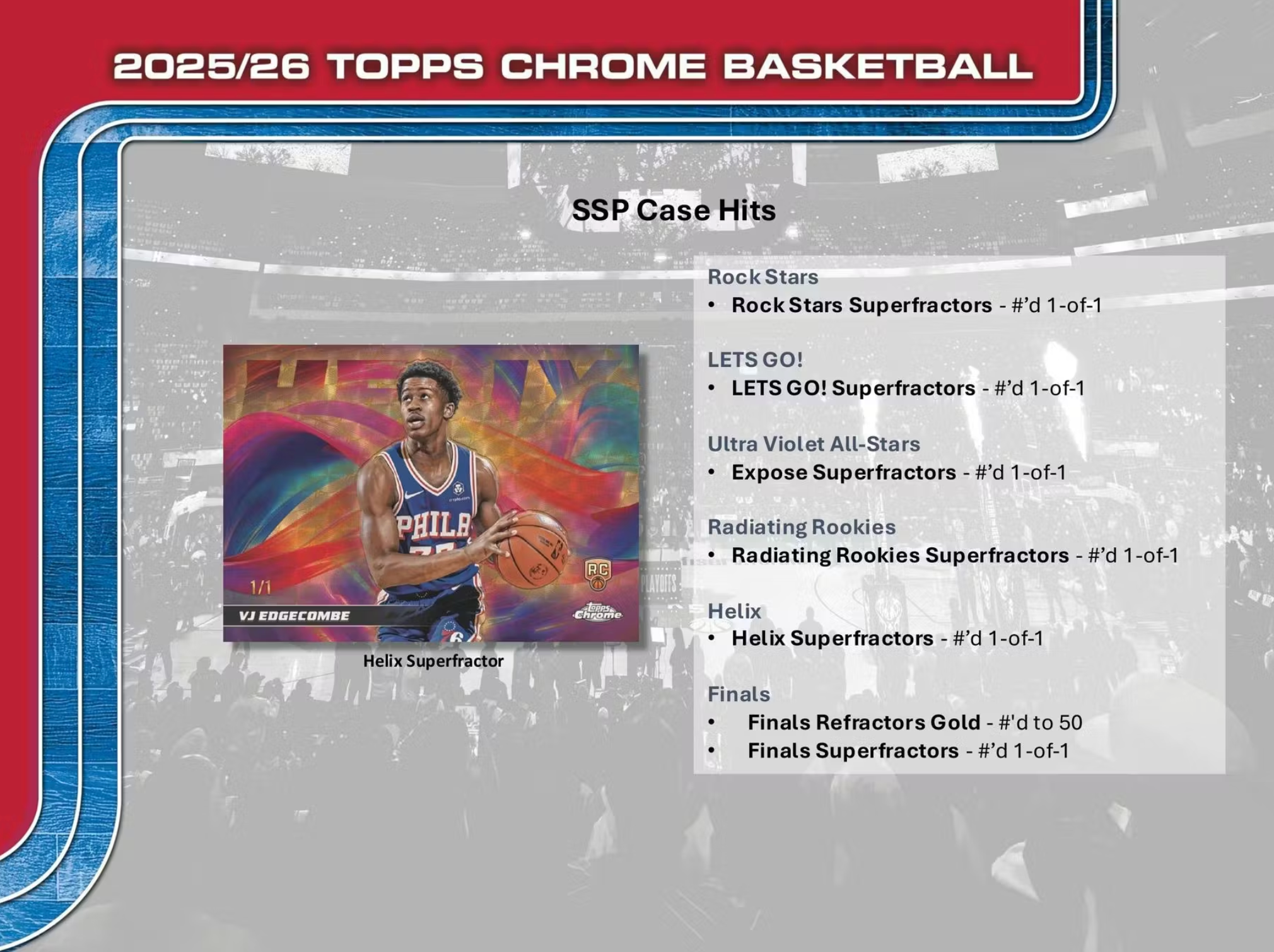 2025/26 Topps Chrome Basketball Hobby Jumbo Box