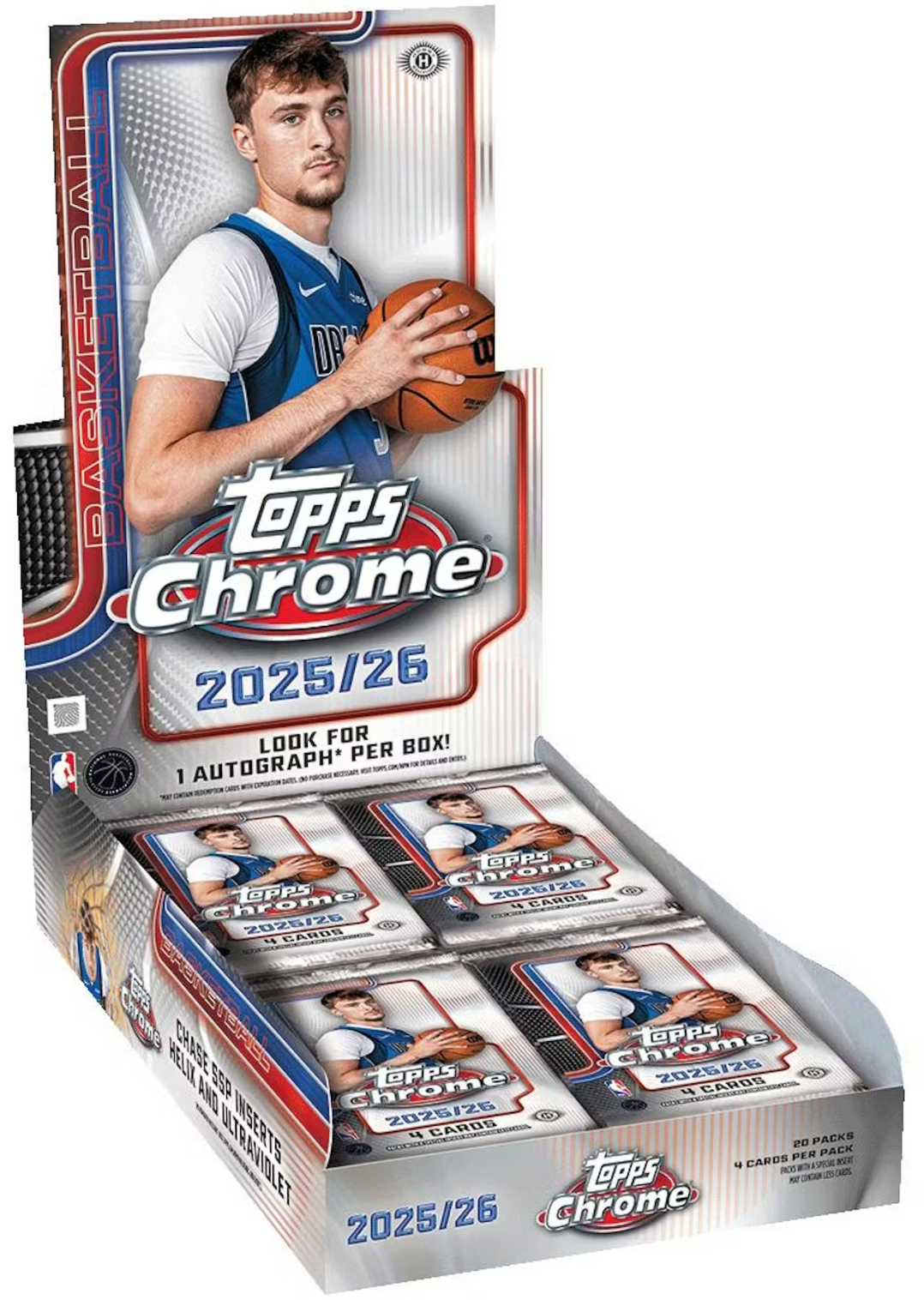 2025/26 Topps Chrome Basketball Hobby Box