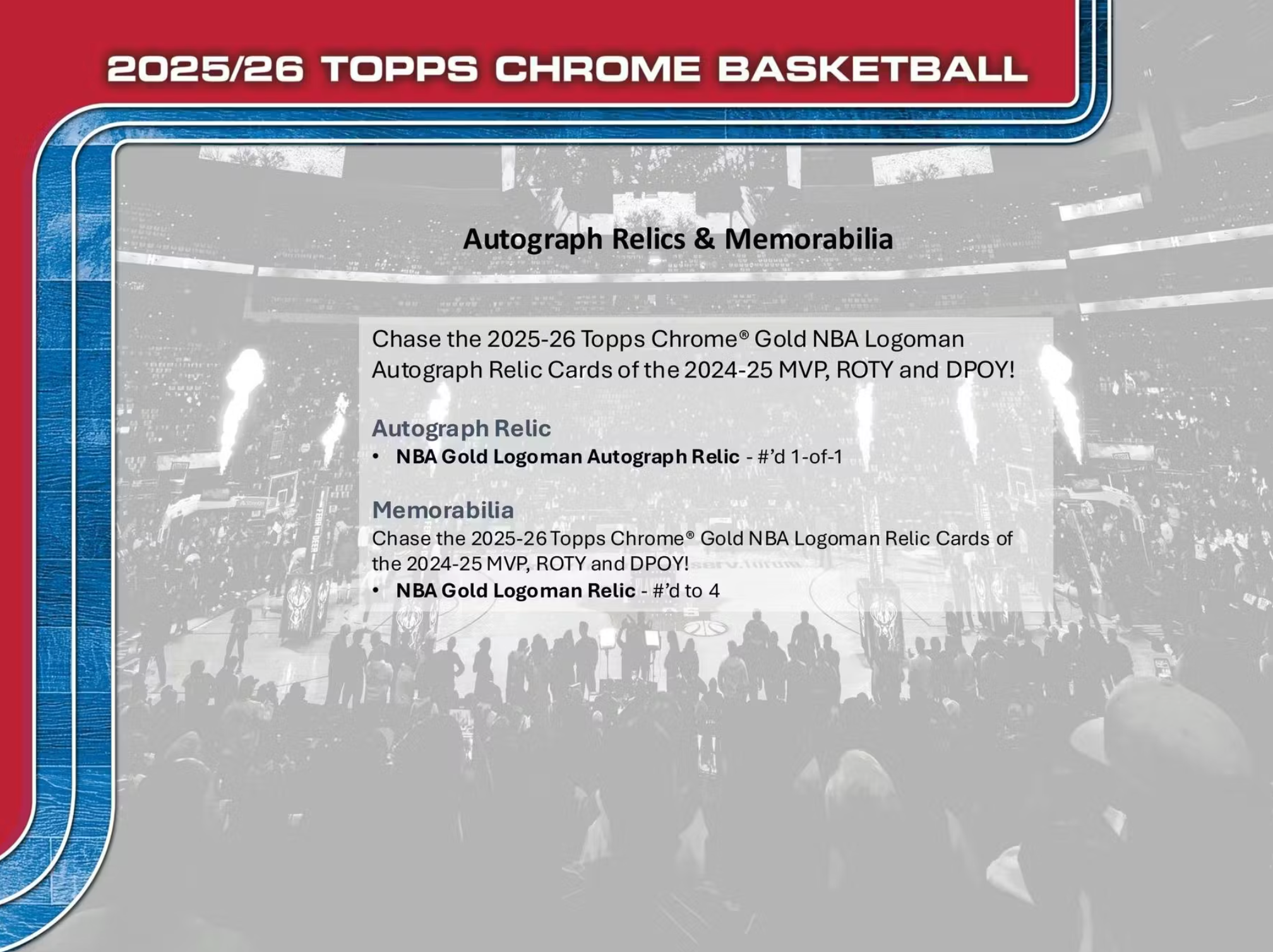 2025/26 Topps Chrome Basketball Mega Box
