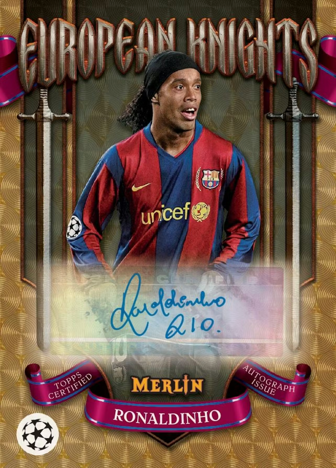 2024/25 Topps Chrome Merlin UEFA Club Competitions Soccer Hobby Box