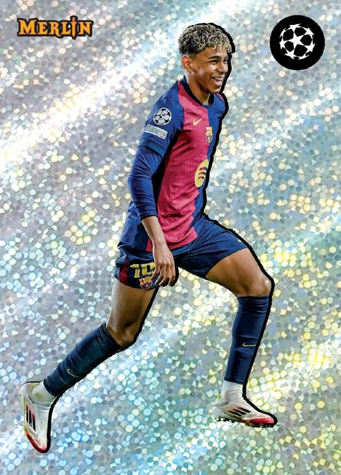 2024/25 Topps Chrome Merlin UEFA Club Competitions Soccer Hobby Box