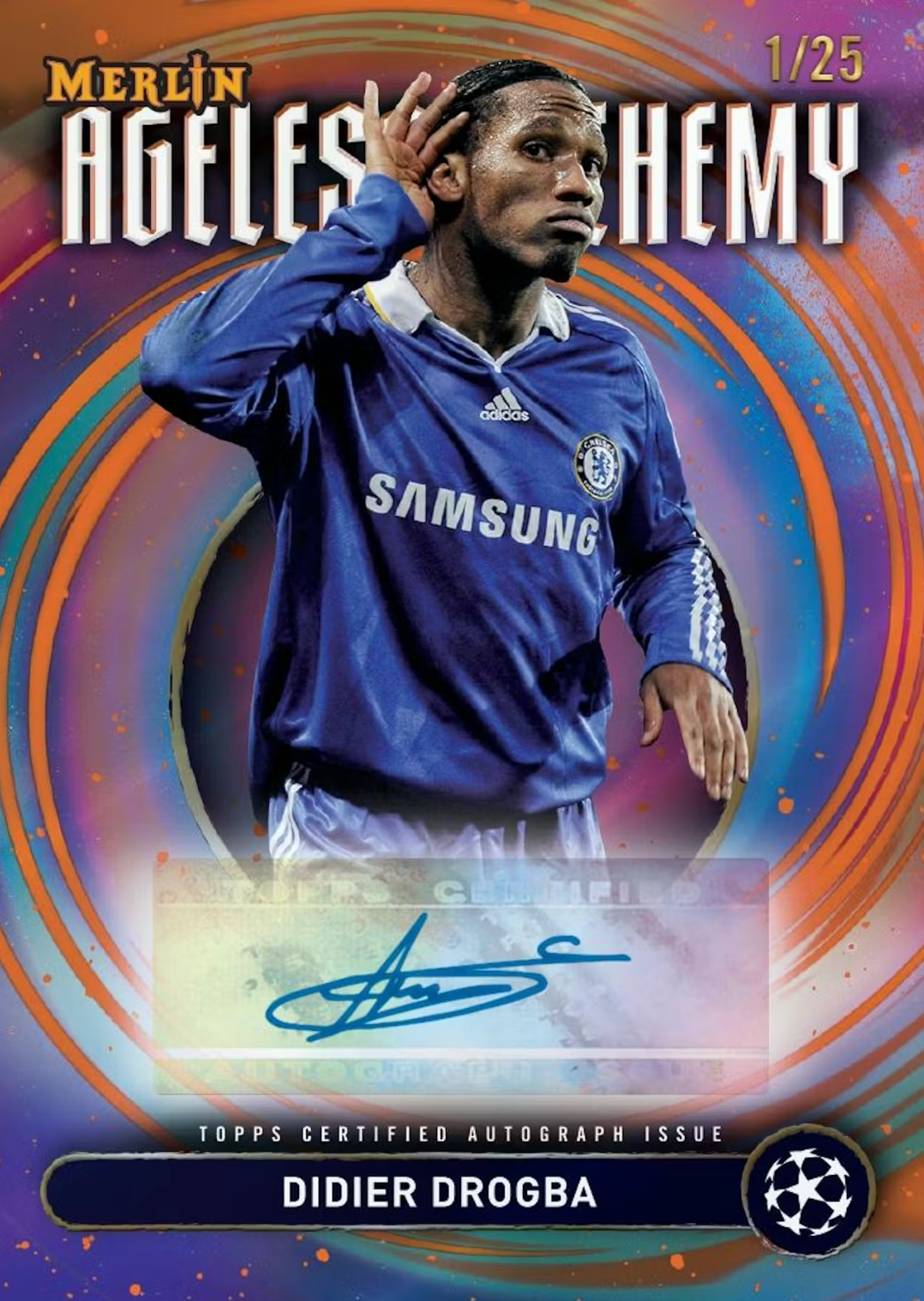 2024/25 Topps Chrome Merlin UEFA Club Competitions Soccer Hobby Box