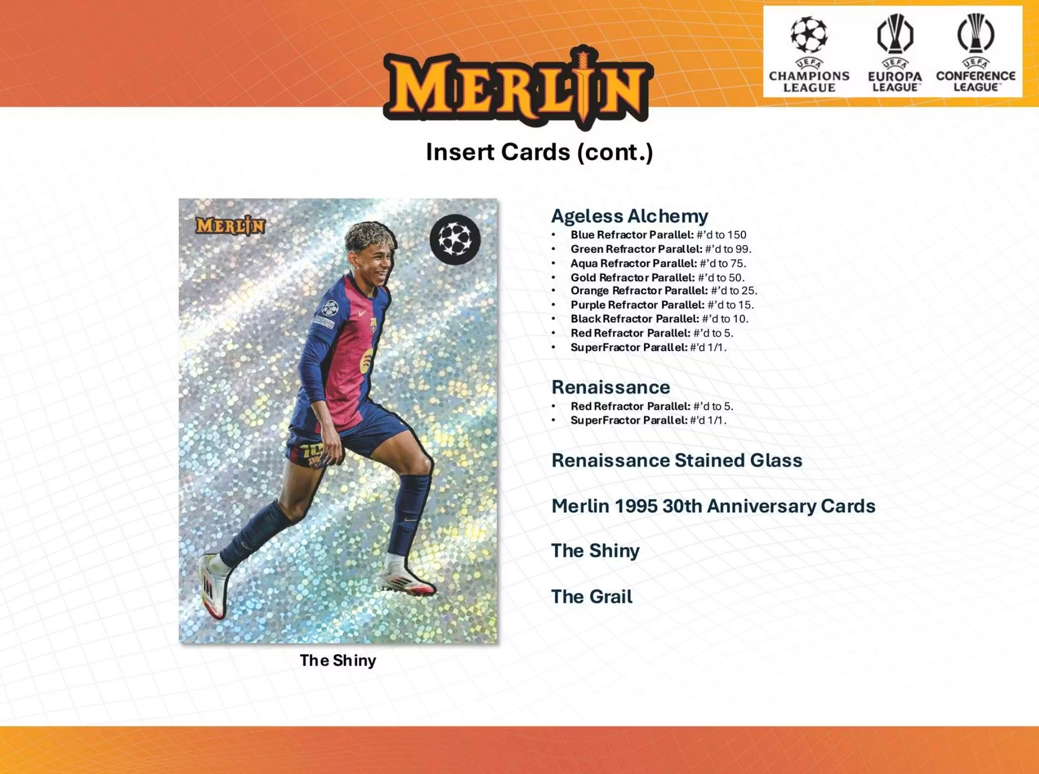 2024/25 Topps Chrome Merlin UEFA Club Competitions Soccer Hobby Box