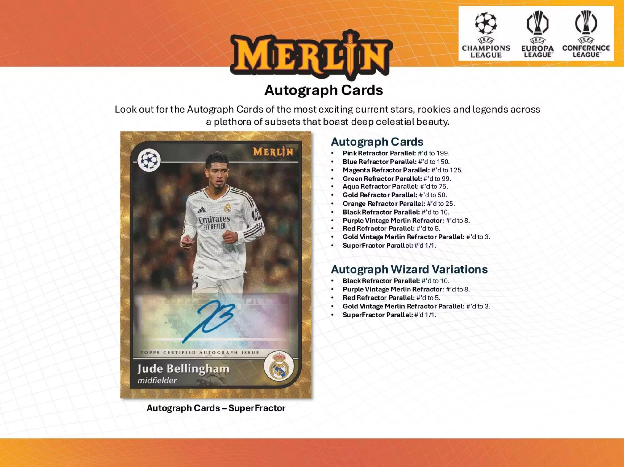 2024/25 Topps Chrome Merlin UEFA Club Competitions Soccer Hobby Box