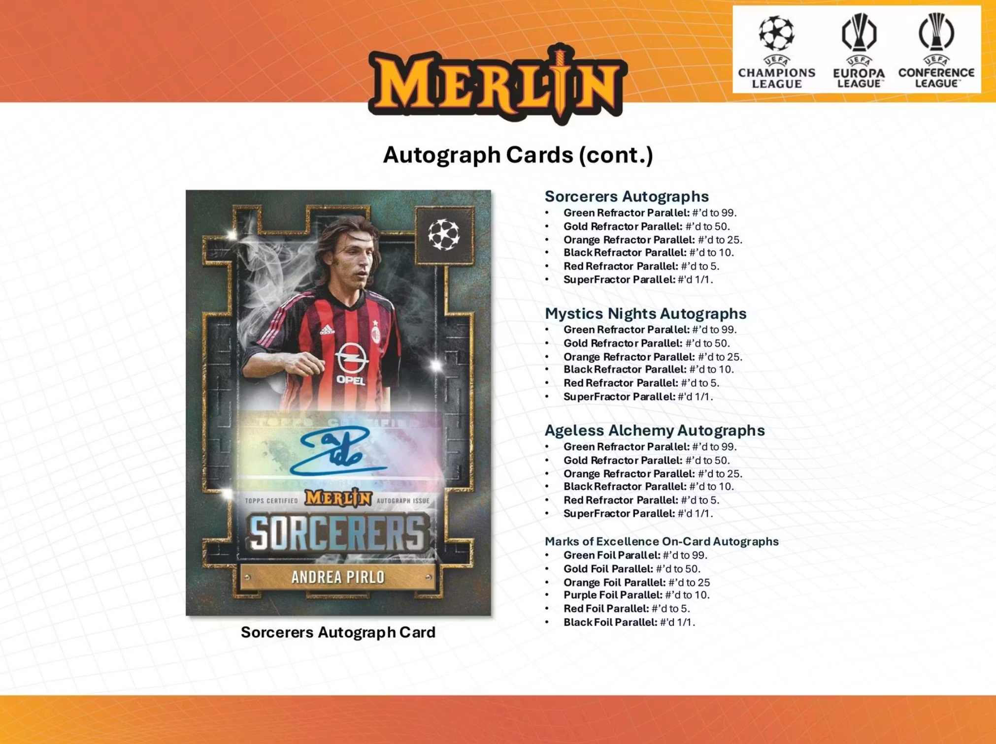 2024/25 Topps Chrome Merlin UEFA Club Competitions Soccer Hobby Box