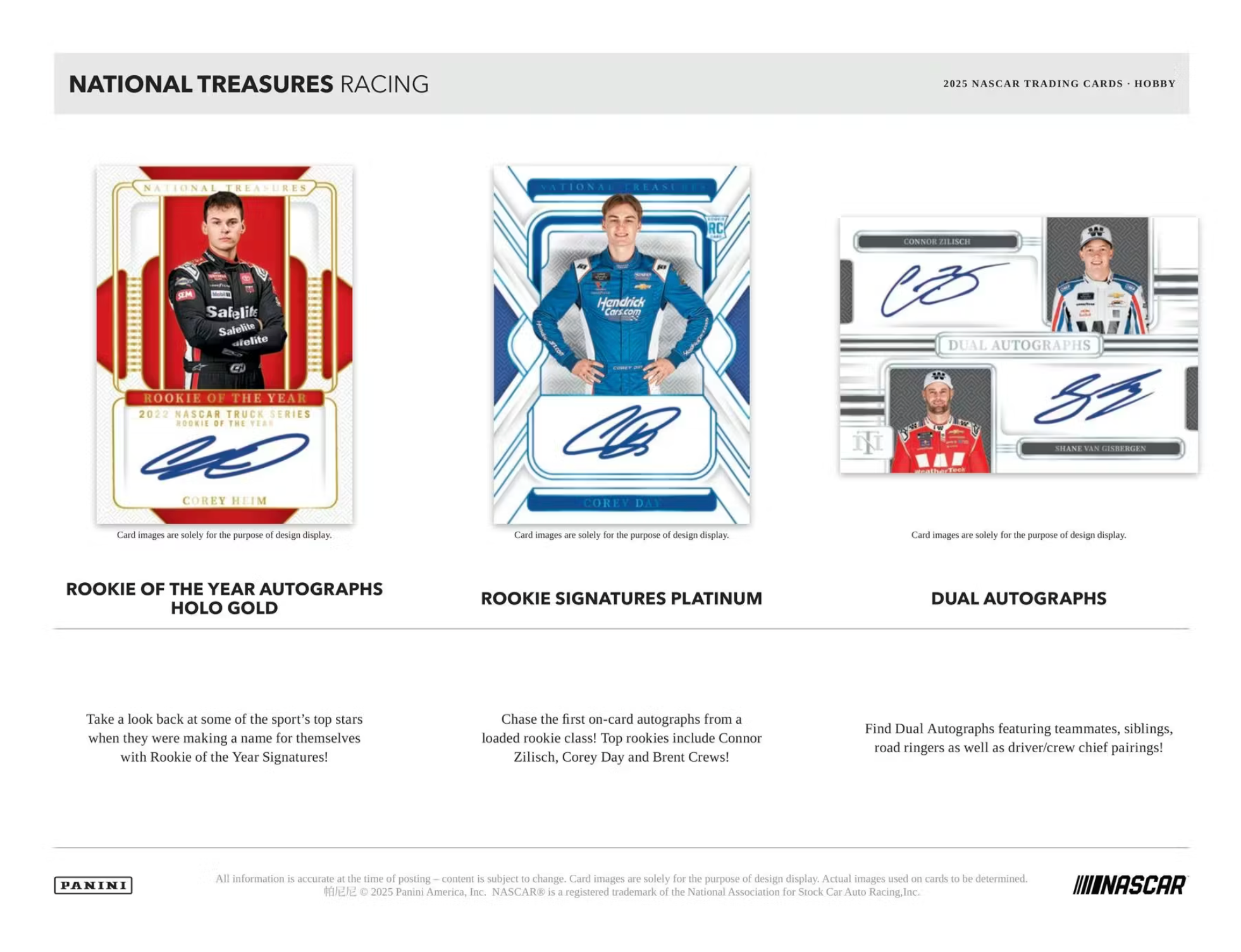 2025 Panini National Treasures Racing Hobby 4-Box Case