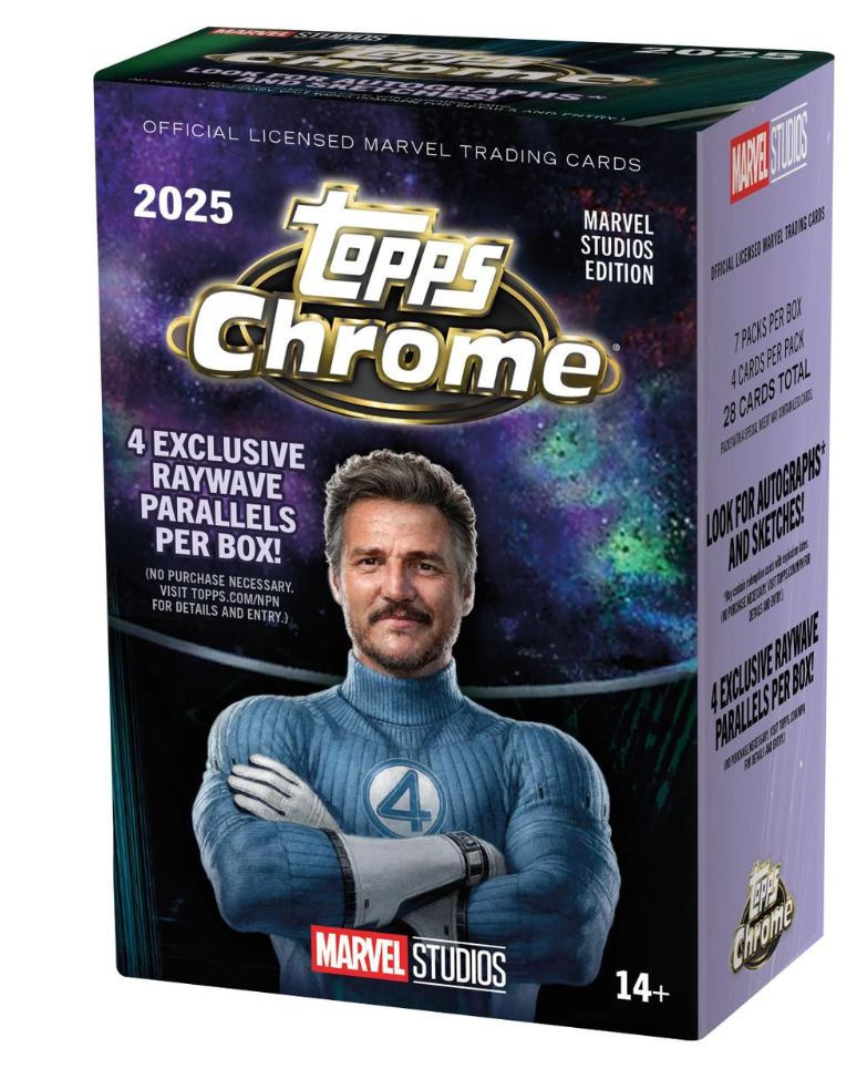 2025 Topps Marvel Studios Chrome Blaster Box