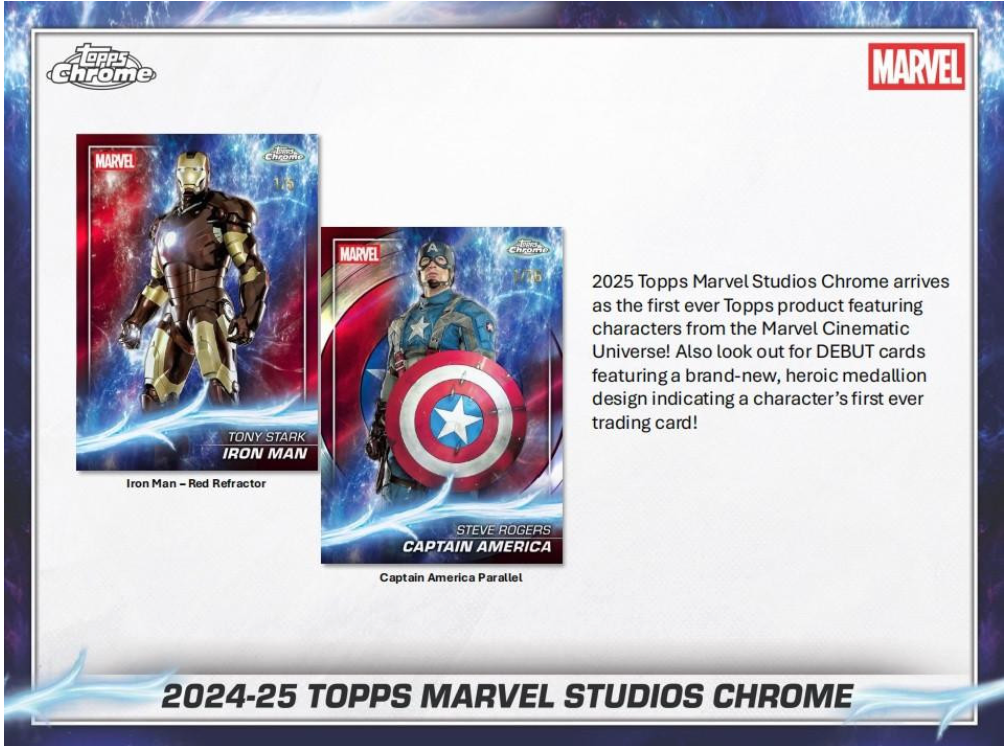 2025 Topps Marvel Studios Chrome Blaster Box