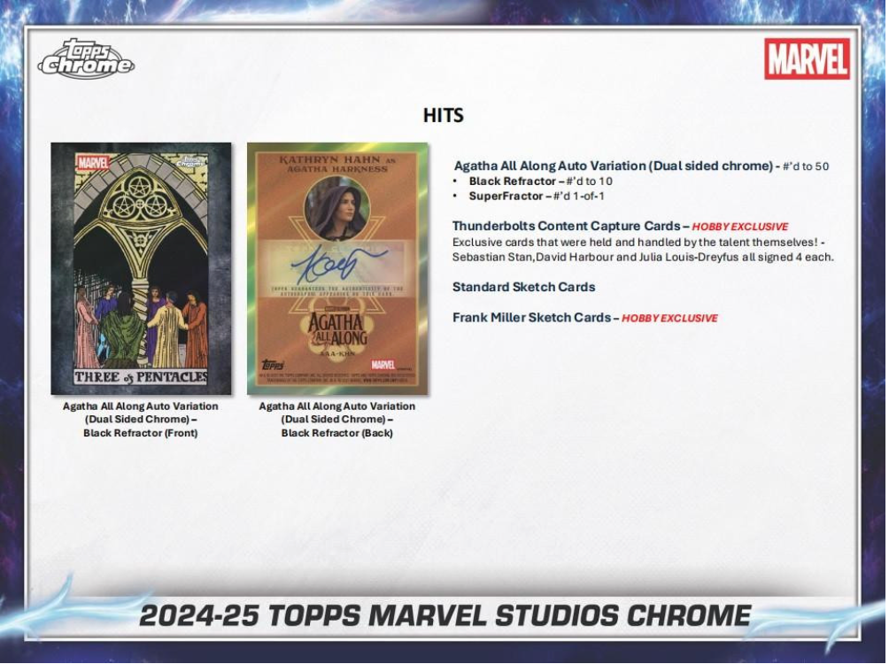 2025 Topps Marvel Studios Chrome Blaster Box