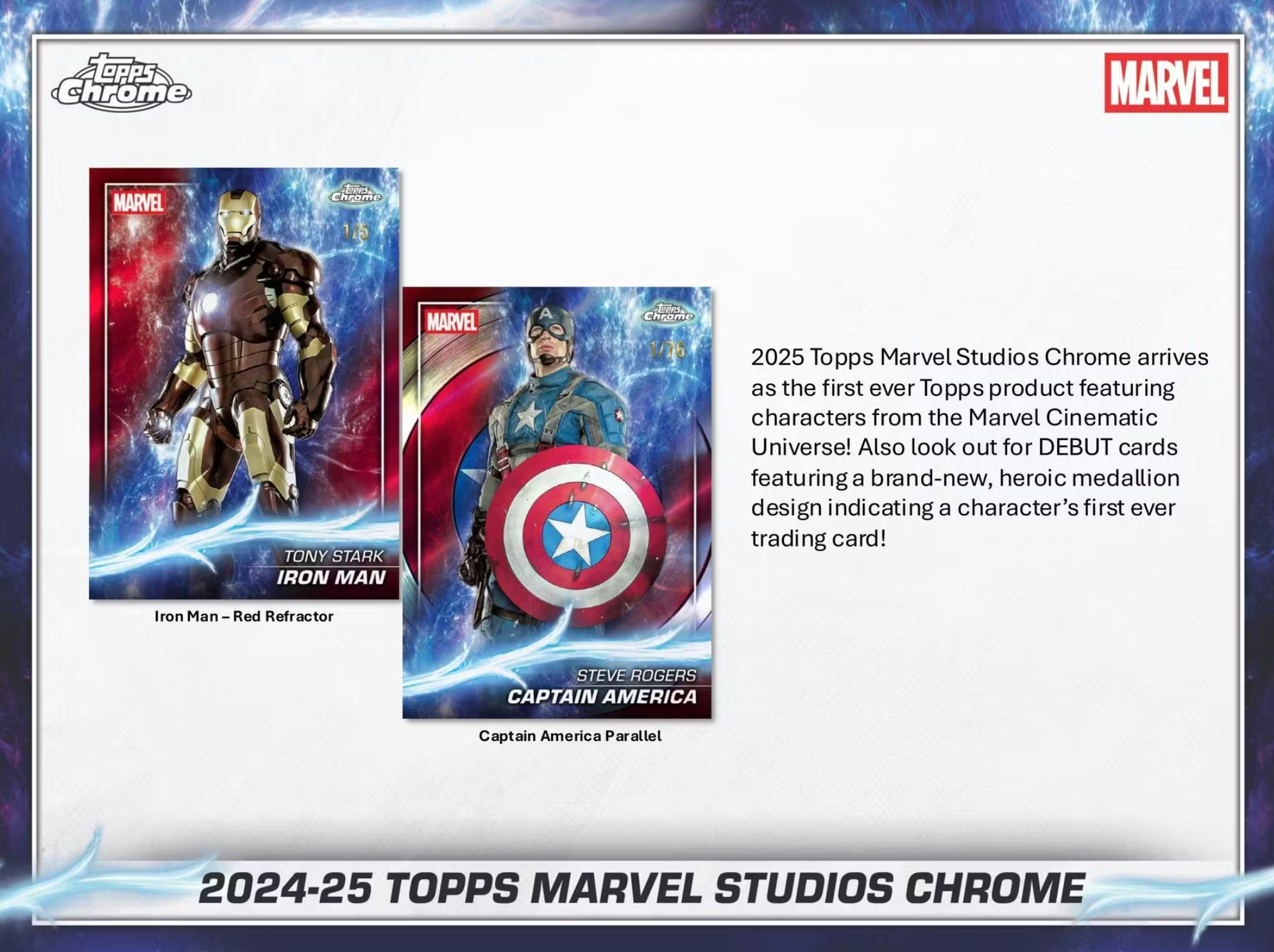 2024/25 Marvel Studios Chrome Hobby Box