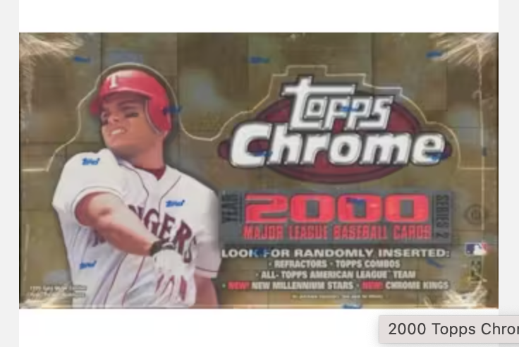 2000 Topps Chrome Series Two Hobby Box