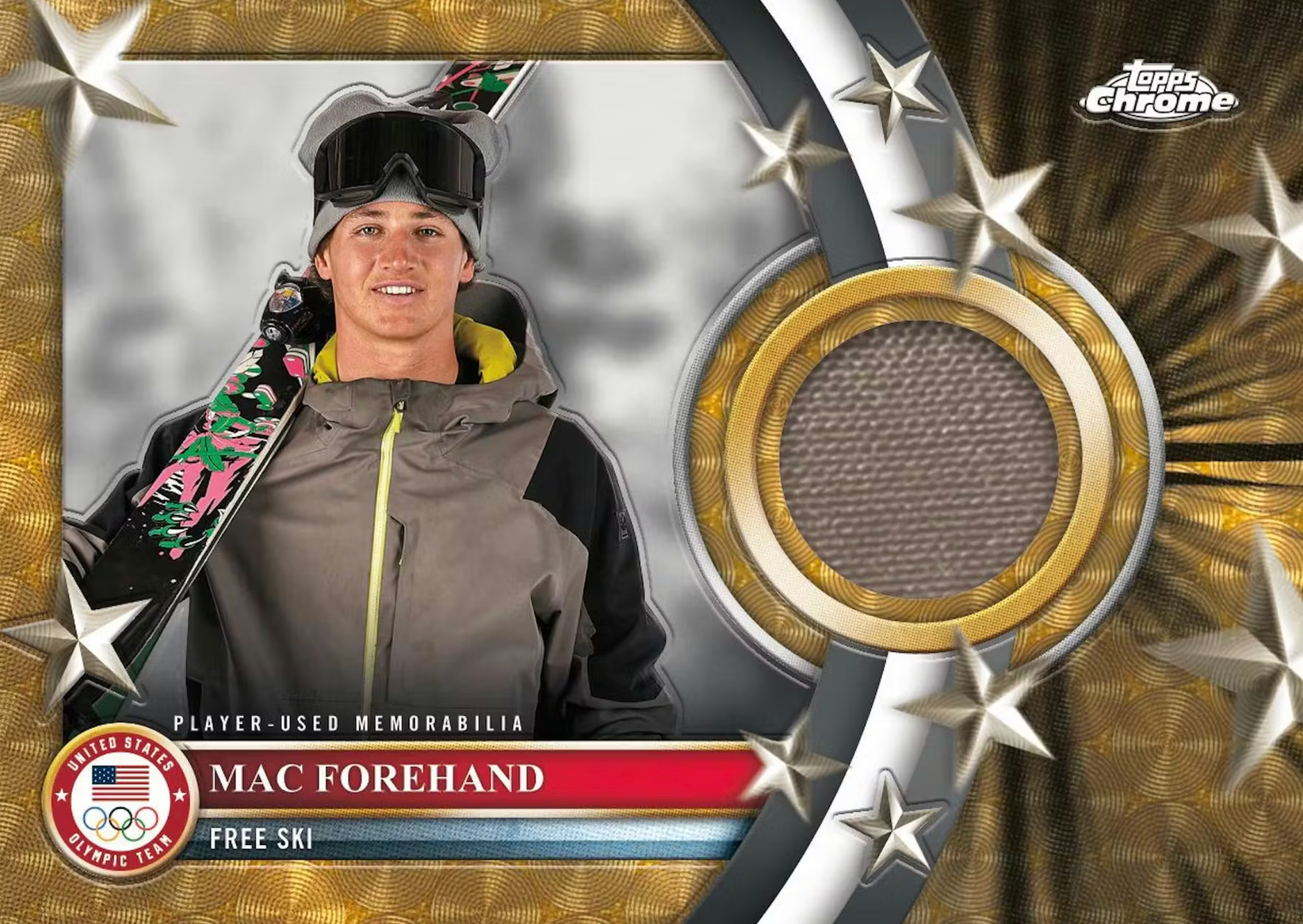 2026 Topps Chrome U.S. Olympics 7-Pack Blaster Box