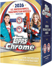 2026 Topps Chrome U.S. Olympics 7-Pack Blaster Box