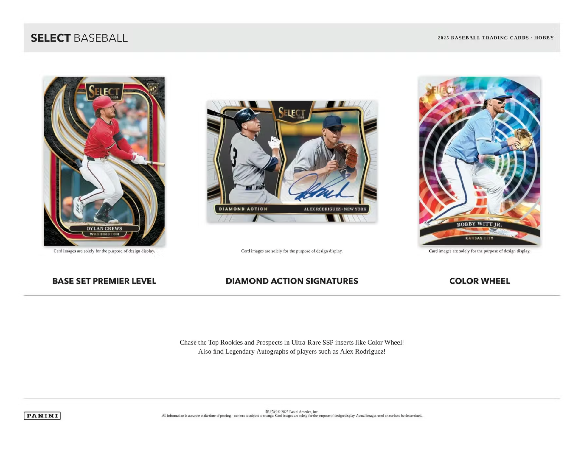 2025 Panini Select Baseball Hobby Box