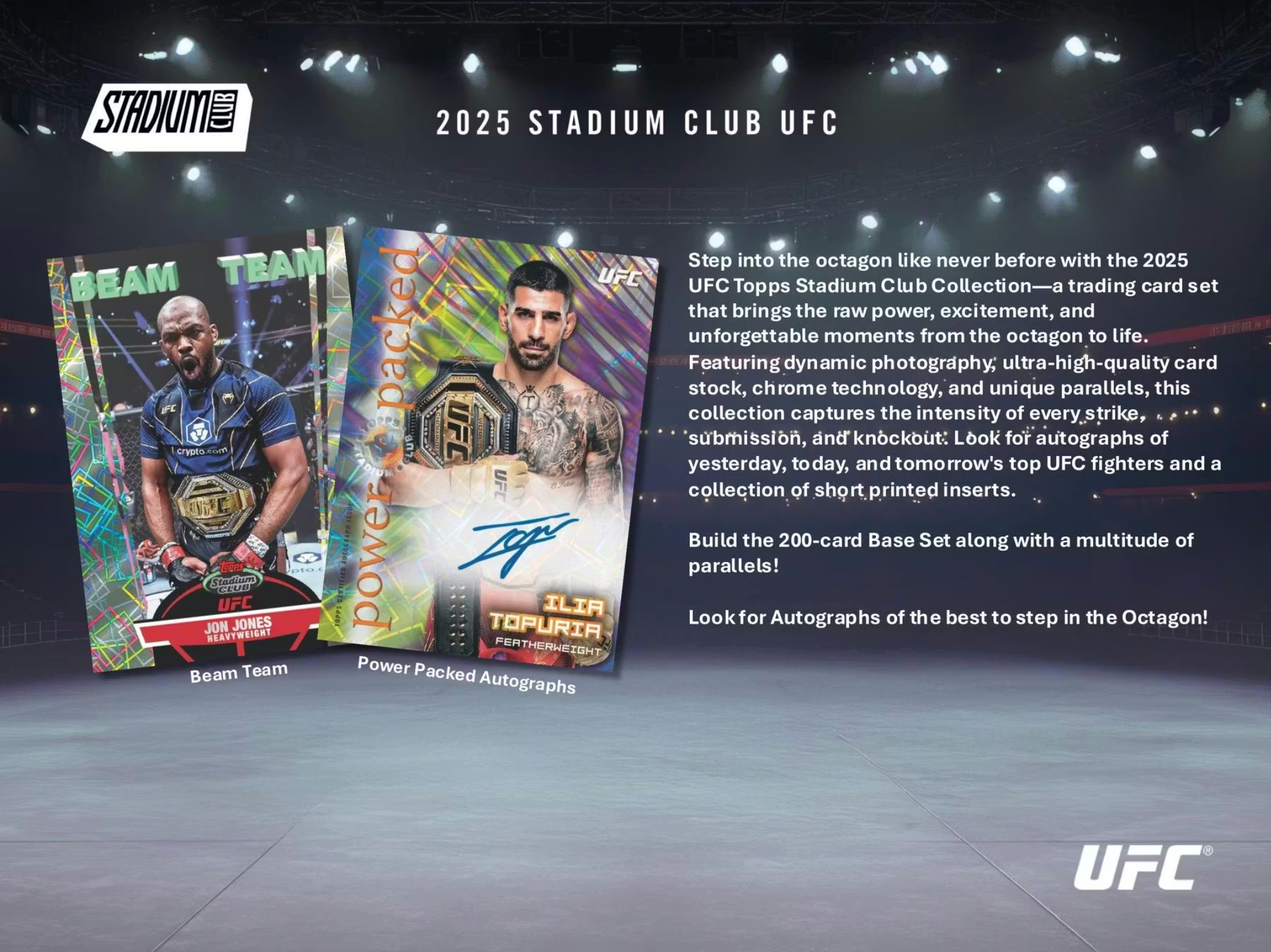 2025 Topps Stadium Club UFC 6-Pack Blaster Box