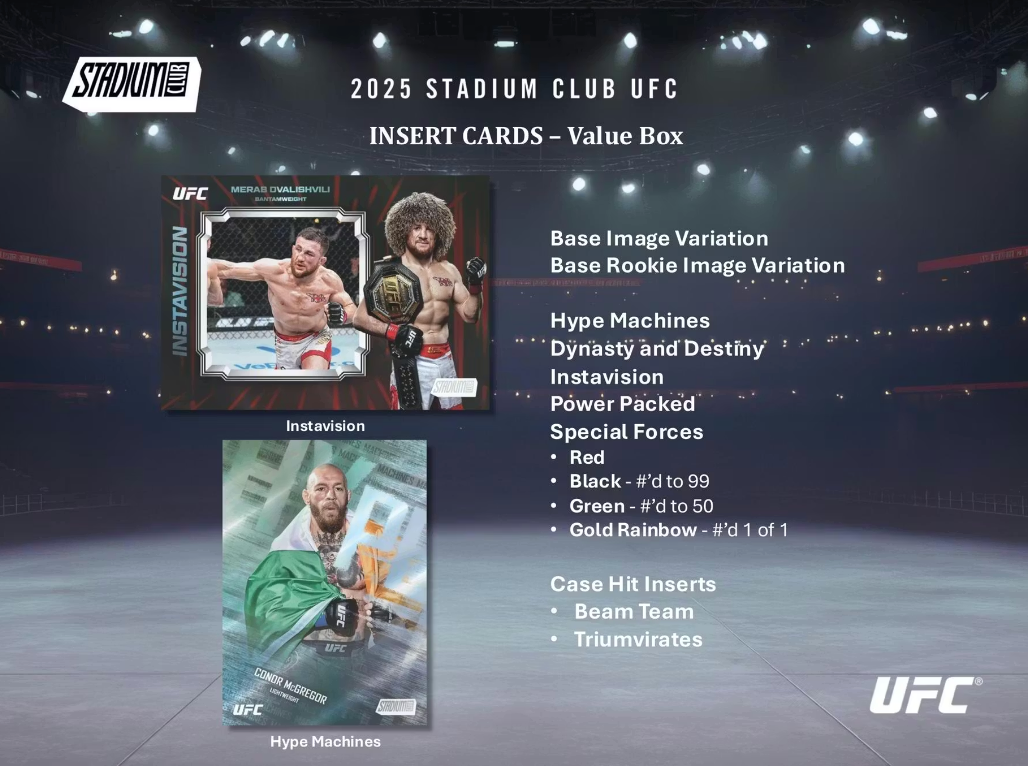 2025 Topps Stadium Club UFC 6-Pack Blaster Box