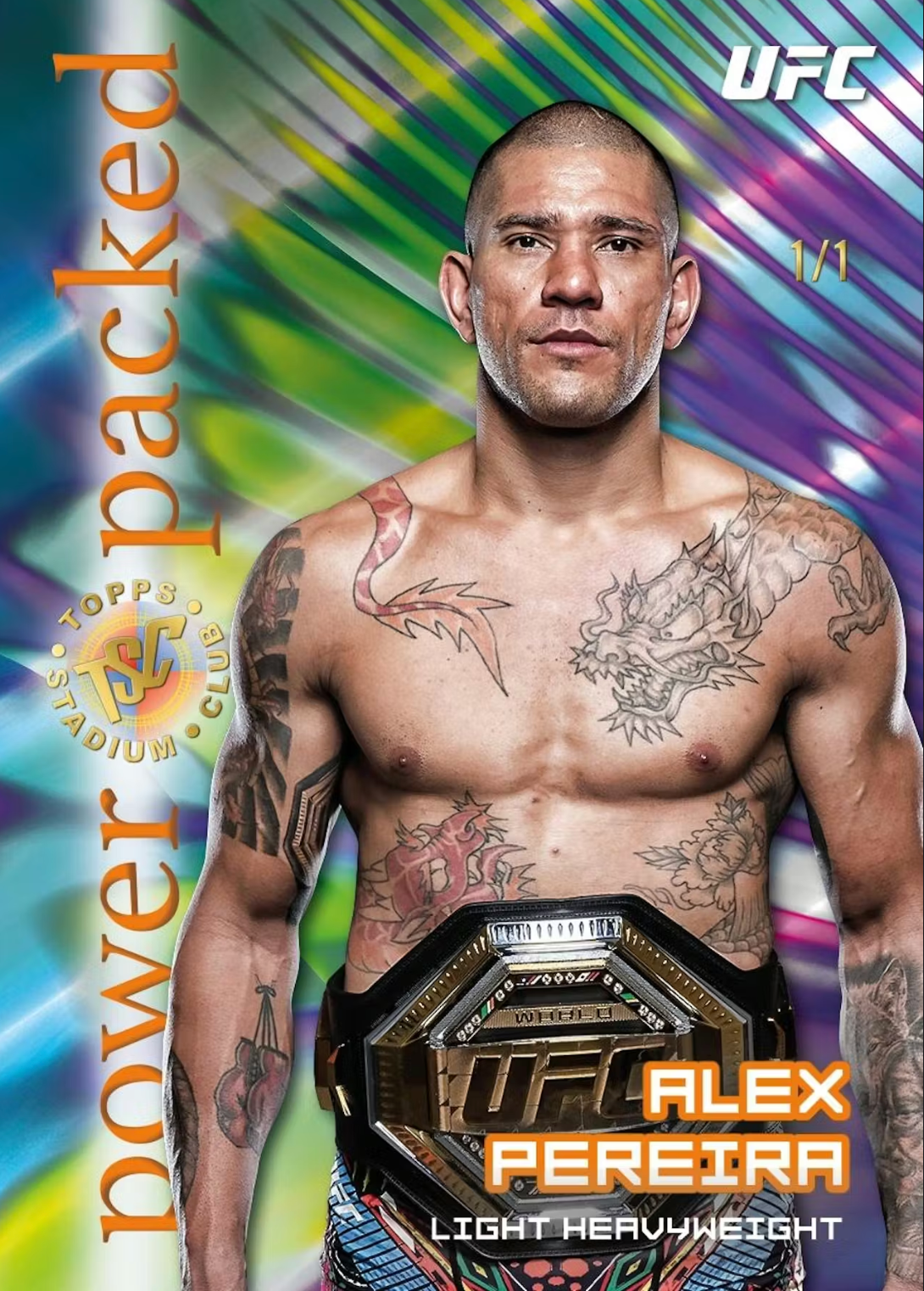 2025 Topps Stadium Club UFC 6-Pack Blaster Box
