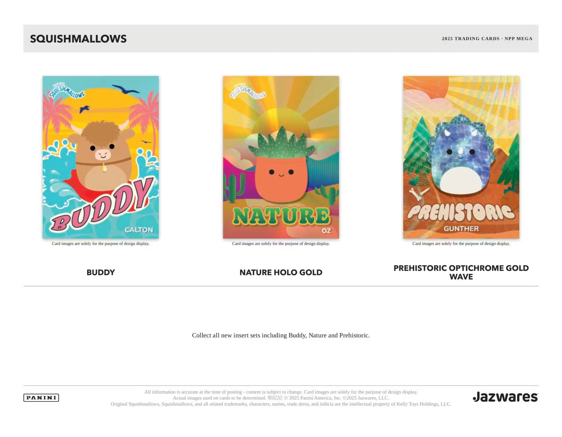 2025 Panini Squishmallows Series 2 Mega Box