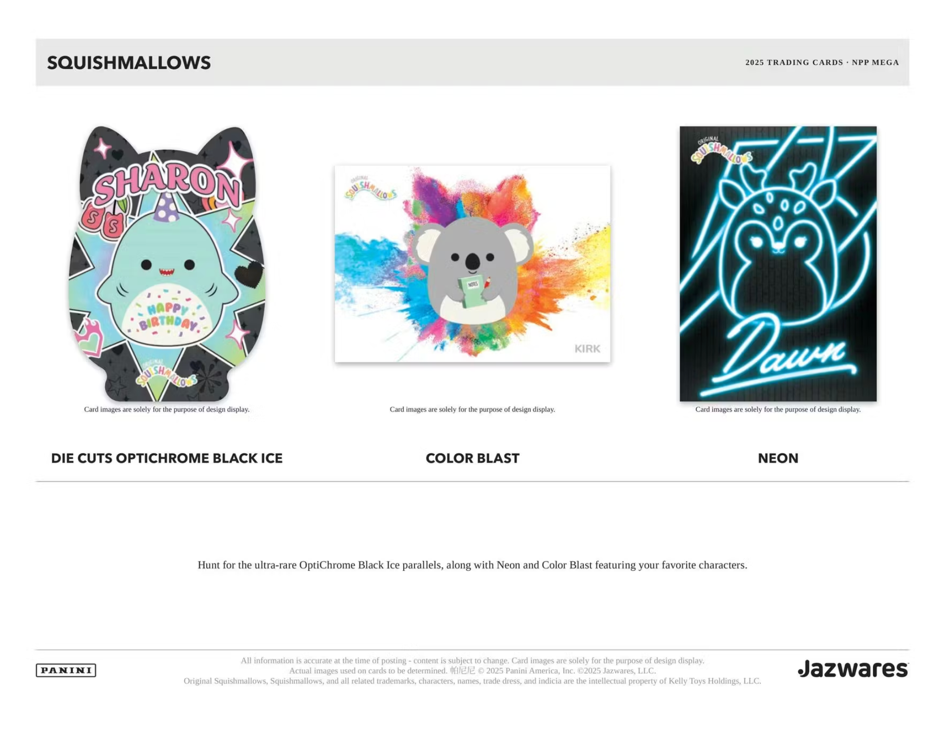 2025 Panini Squishmallows Series 2 Mega Box