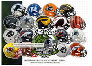 2026 Gold Rush Autographed Mini Helmet Football Edition Series 1 Box