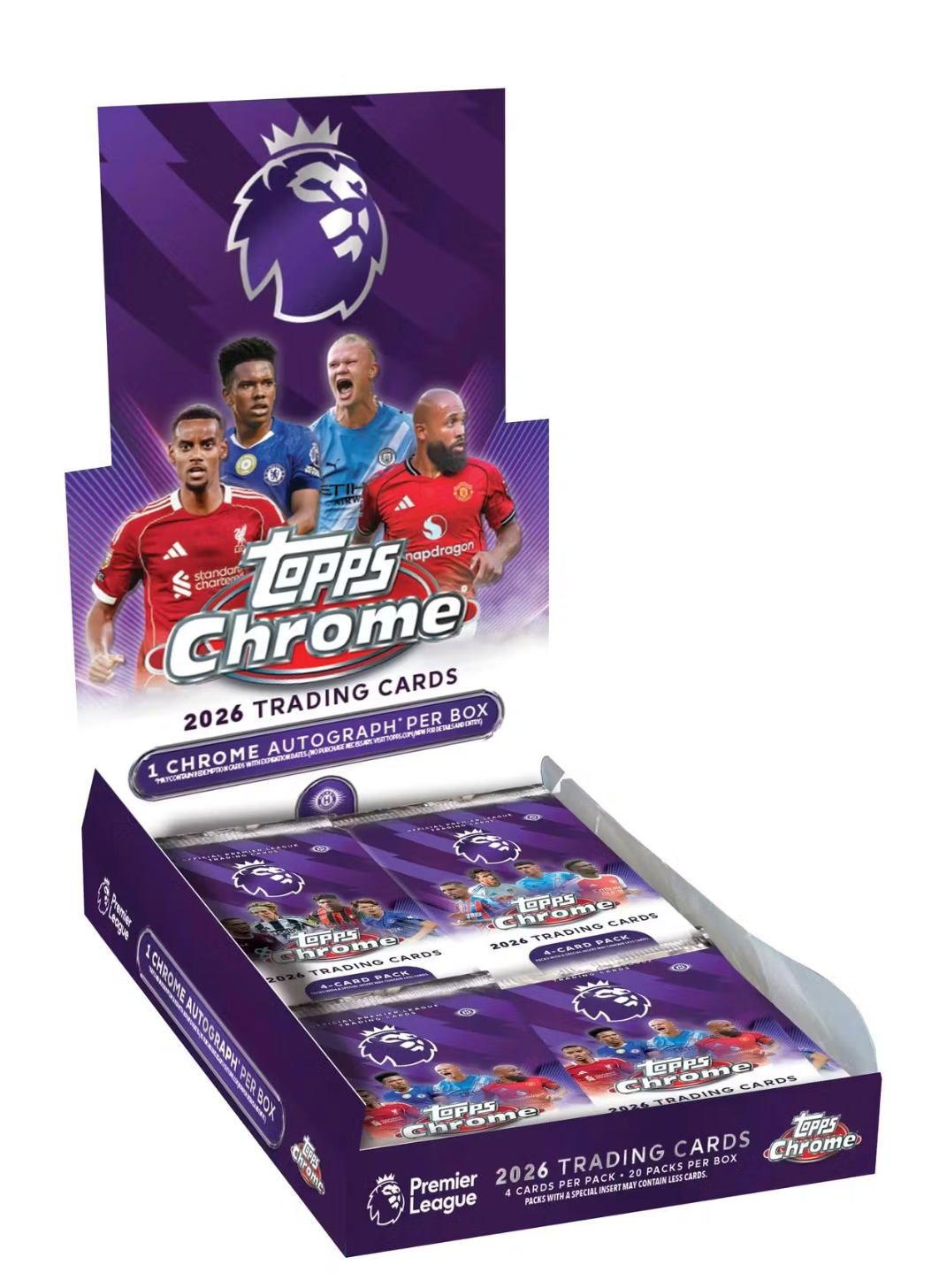 2026 Topps Chrome Premier League EPL Soccer Hobby Box