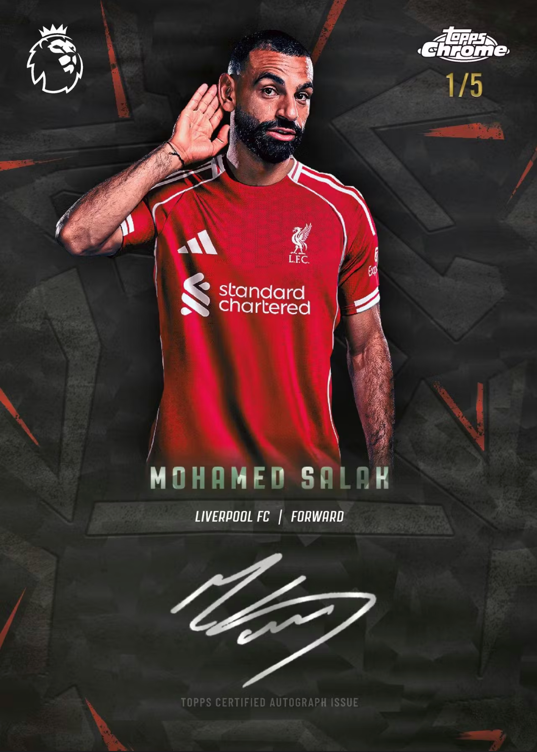 2026 Topps Chrome Premier League EPL Soccer Hobby Box