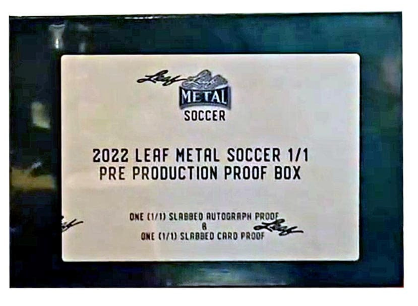 2022 Leaf Metal Soccer 1/1