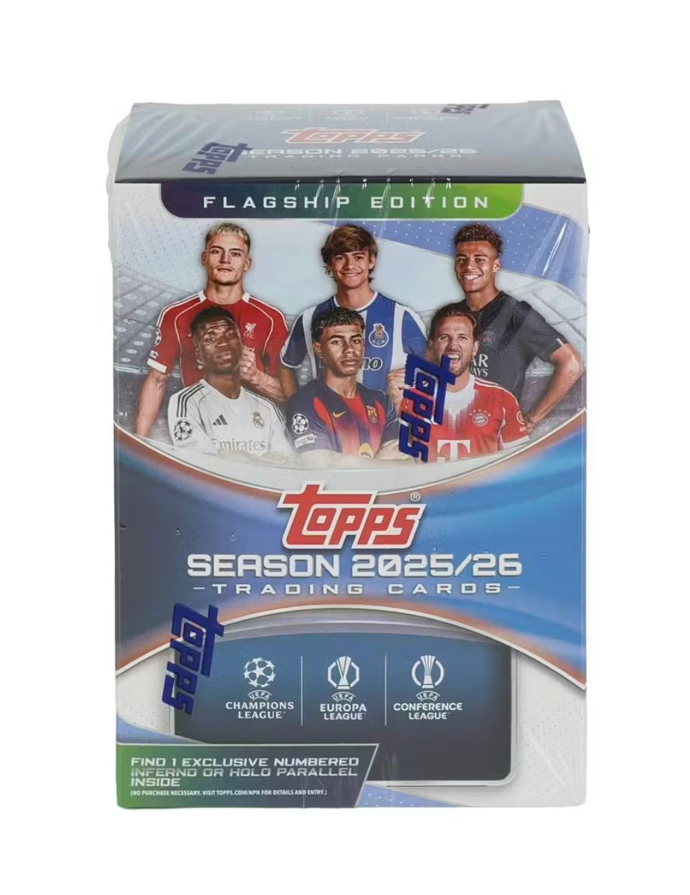 2025/26 Topps UEFA Club Competitions Soccer 7-Pack Blaster Box