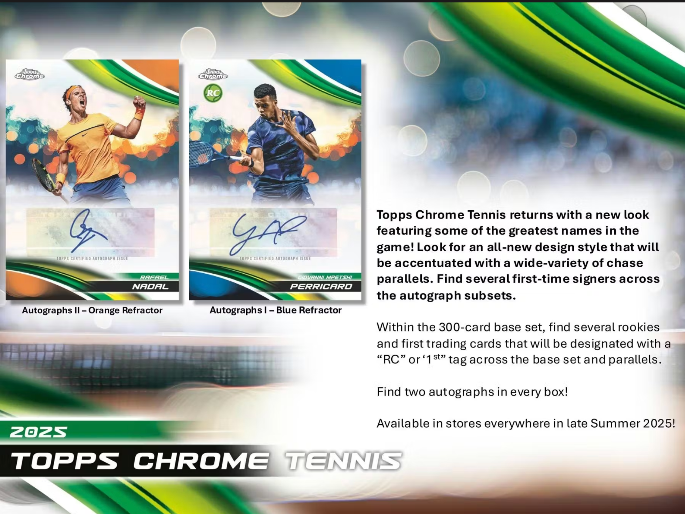 2025 Topps Chrome Tennis Hobby Box