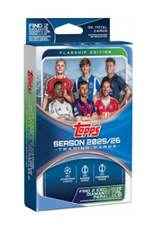2025-26 Topps UEFA Club Competitions Flagship Cards Hanger Box