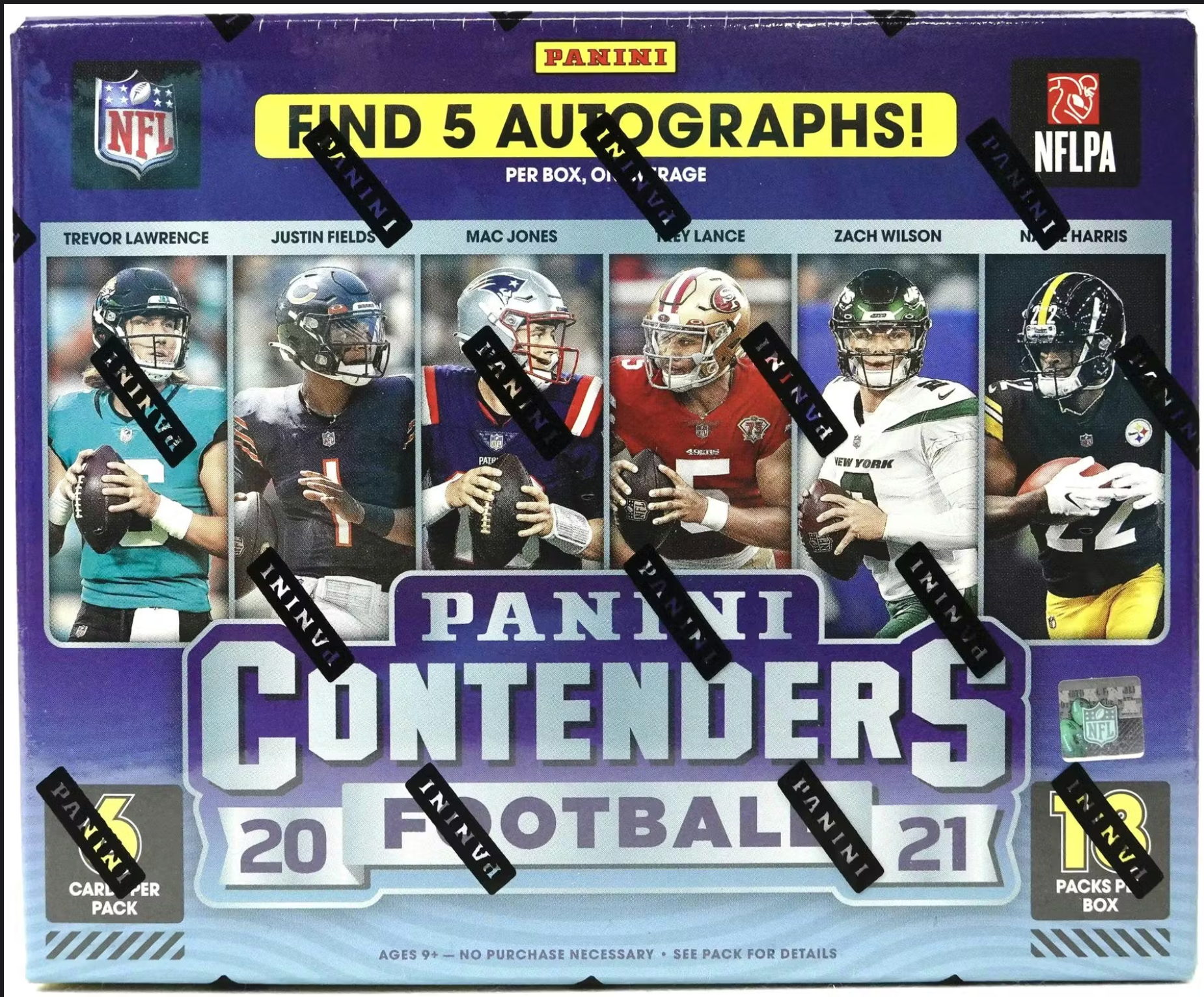 2021 Panini Contenders Football 1st Off The Line FOTL Hobby Box