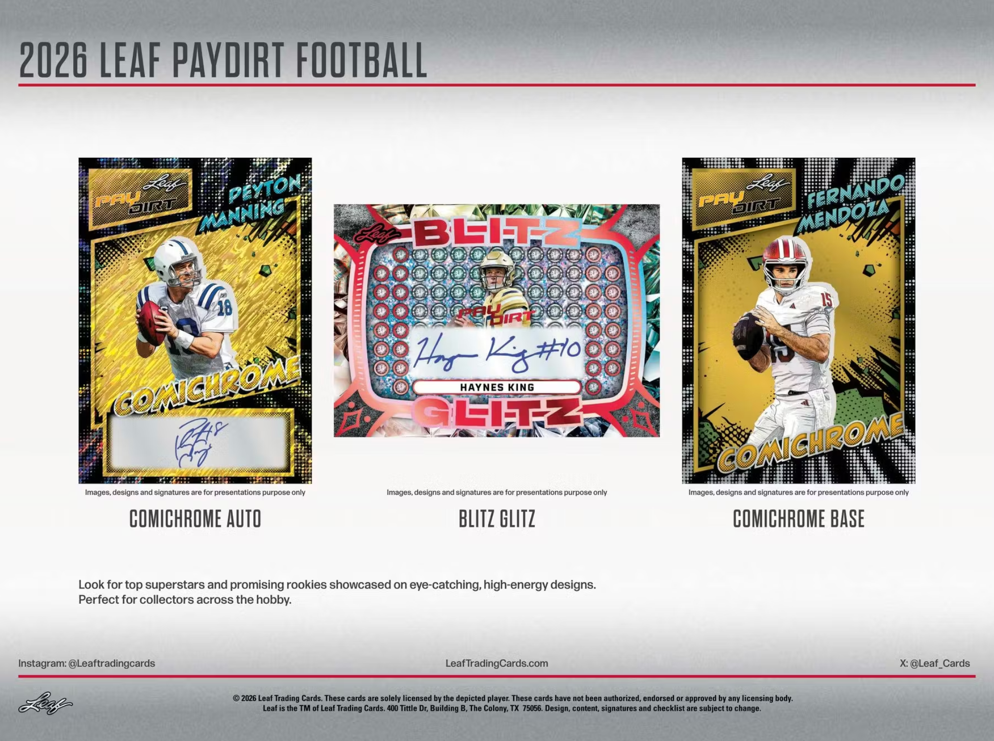 2026 Leaf Paydirt Football Hobby Box