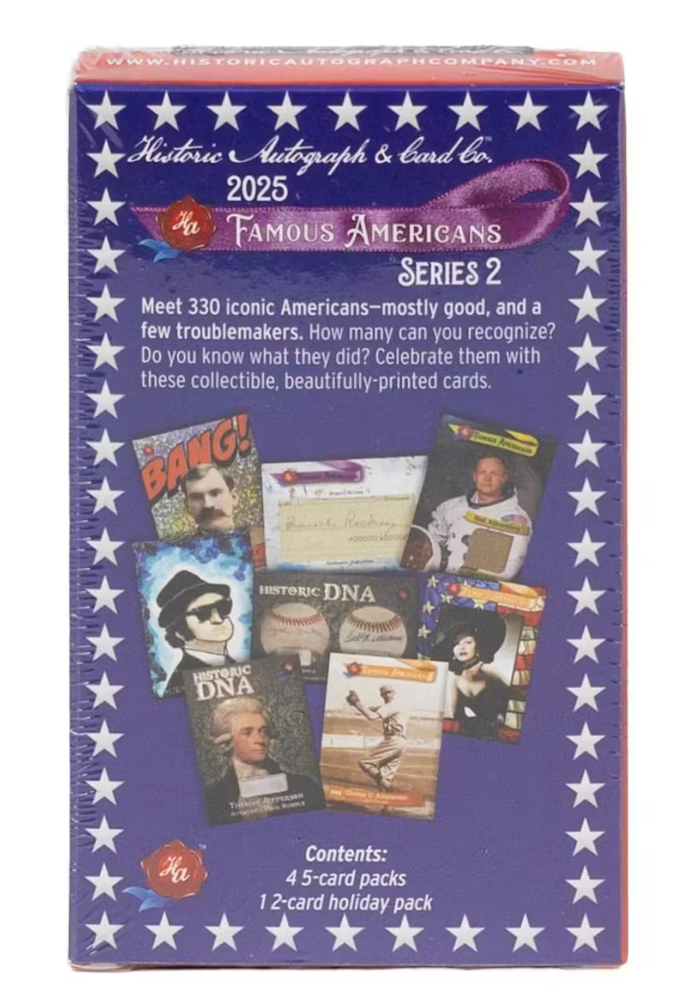 2025 Historic Autographs Famous Americans Series 2 Hobby Box